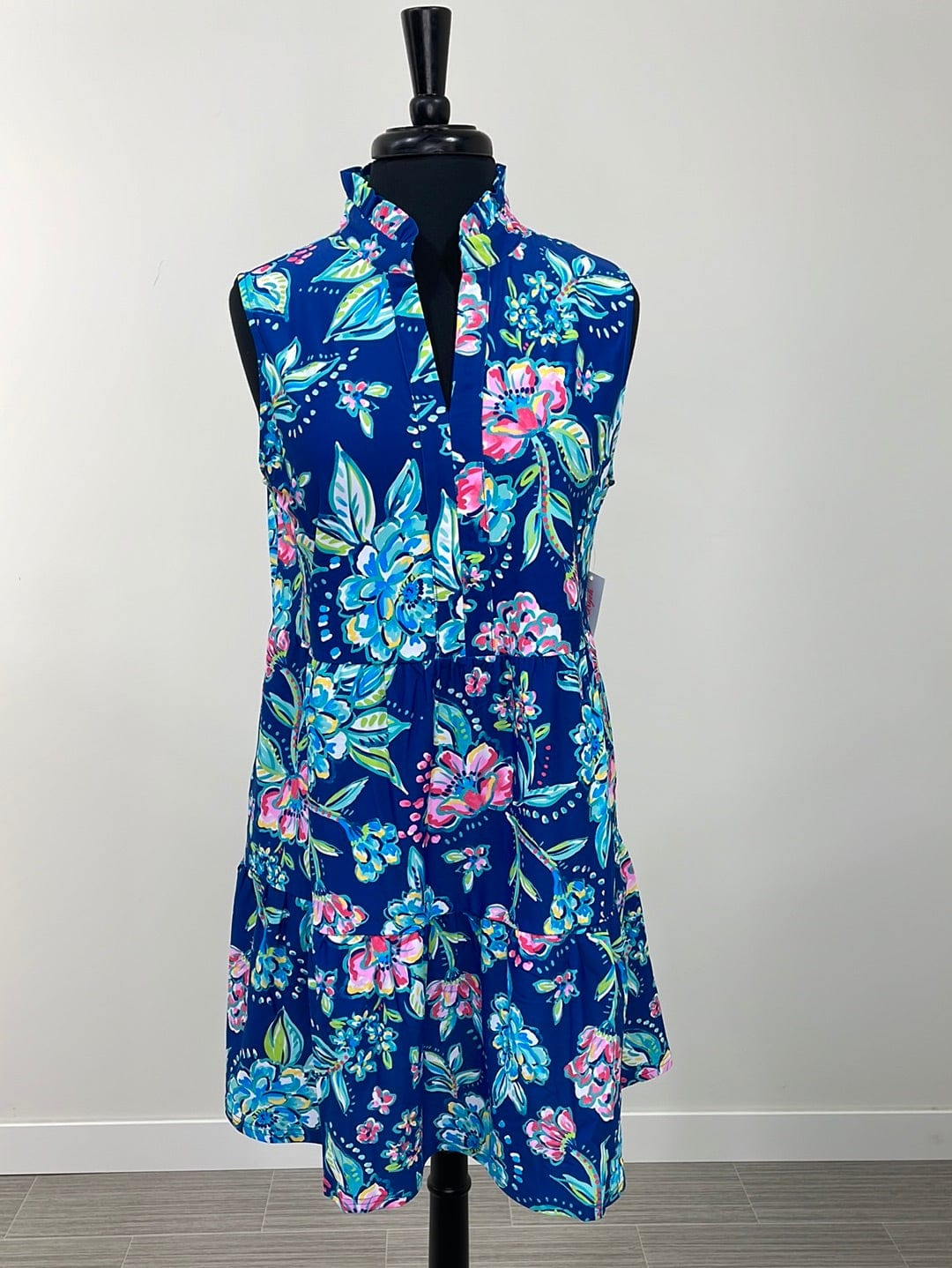 Navy Floral Laison Dress
