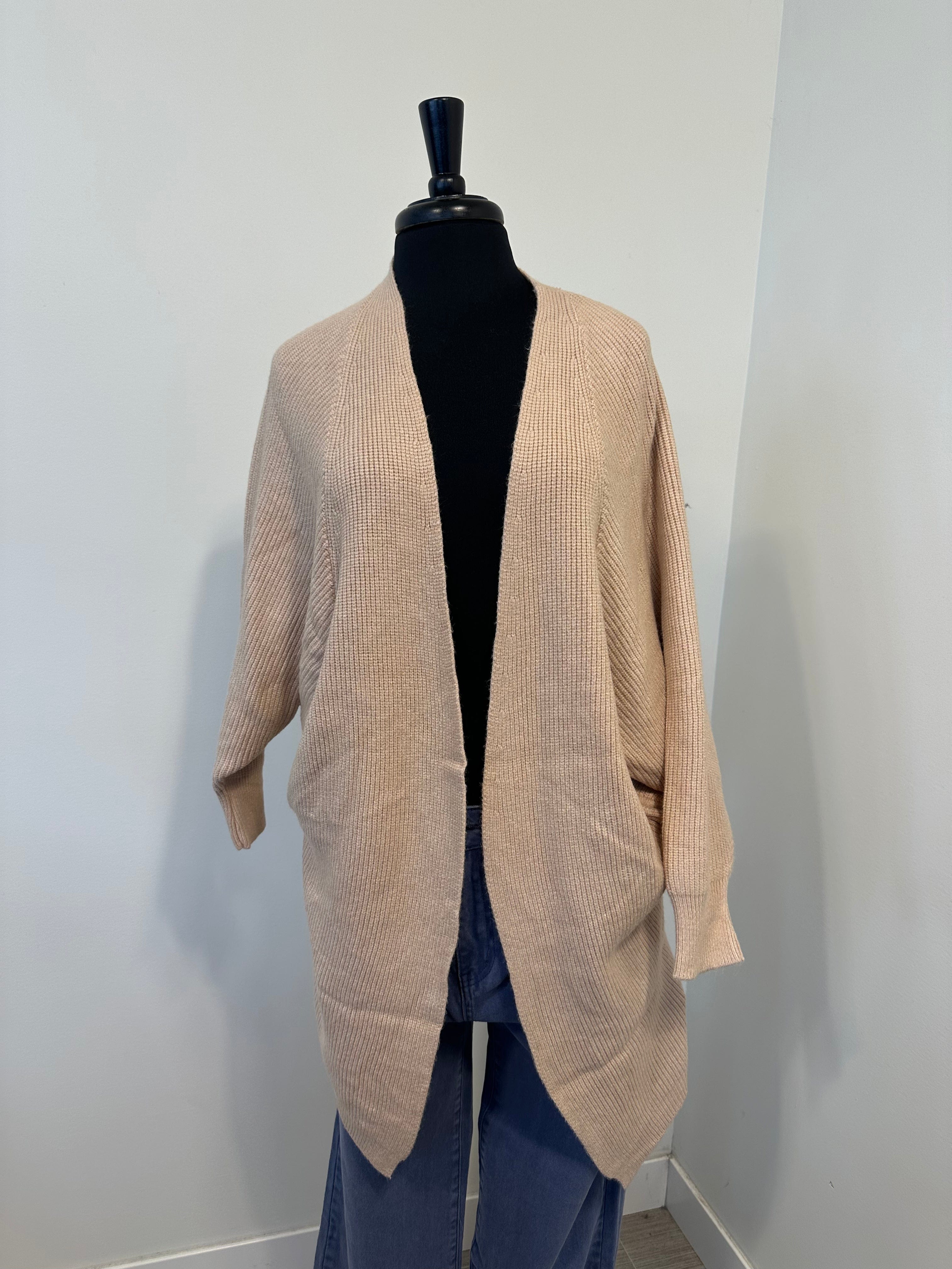 Softest Khaki Cardigan with Pockets