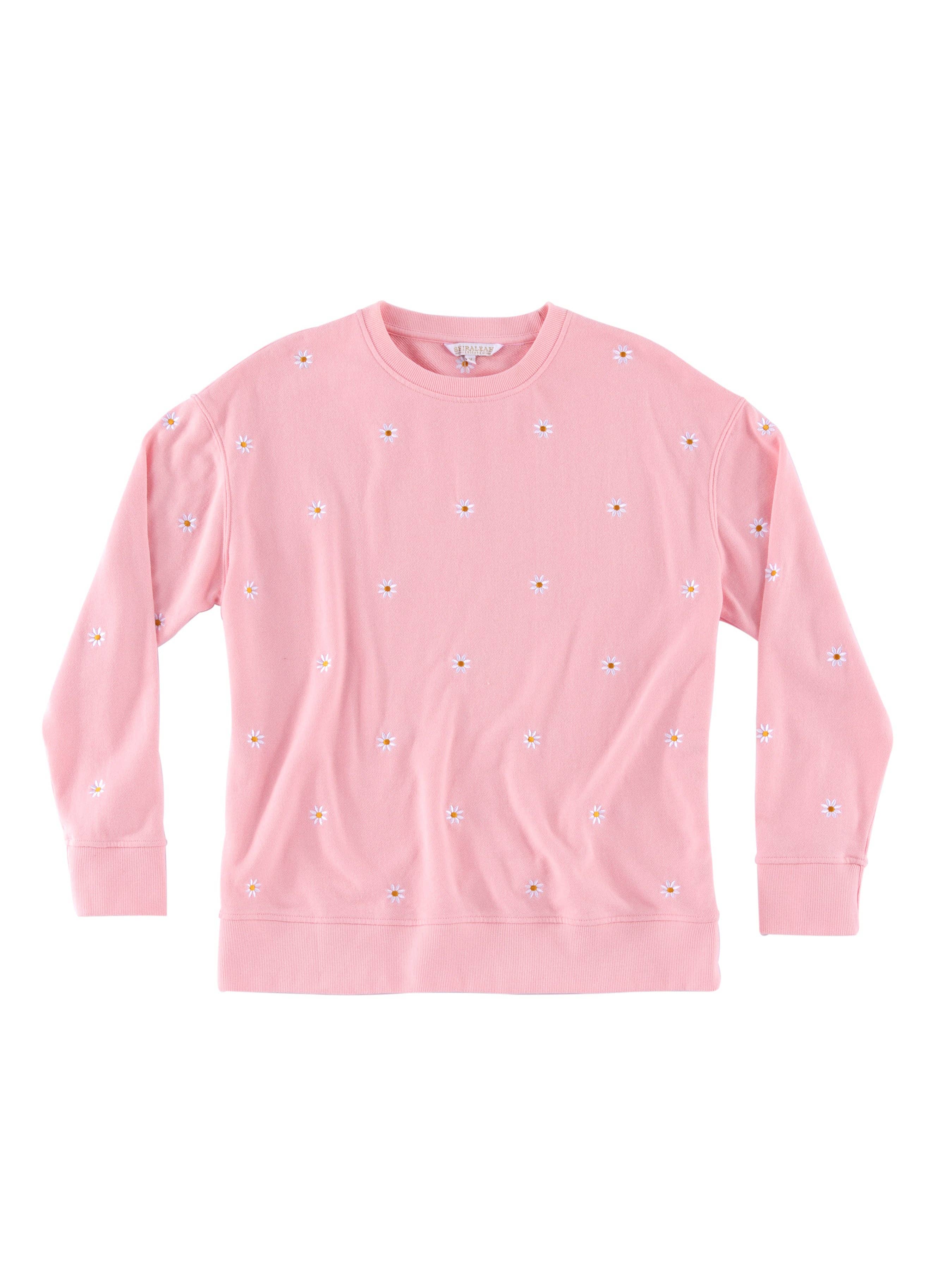 Pink Daisy Sweatshirt