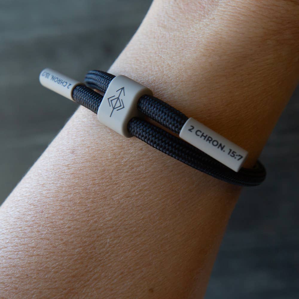 DON'T GIVE UP Bracelet, Christian Cord Bracelet