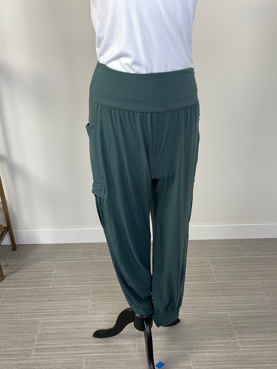 Spruce Butter Fabric Jogger w/Side Pockets