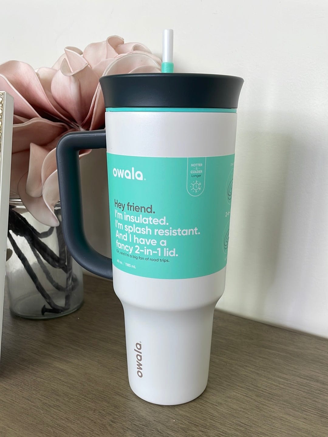Cloudscape Owala Travel Tumbler 40oz