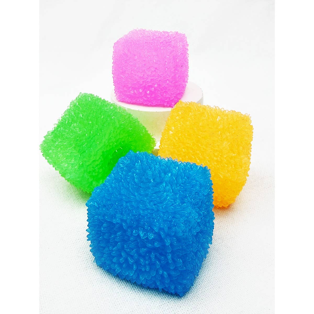 Viral Textured Ice Cube Squishy Toy