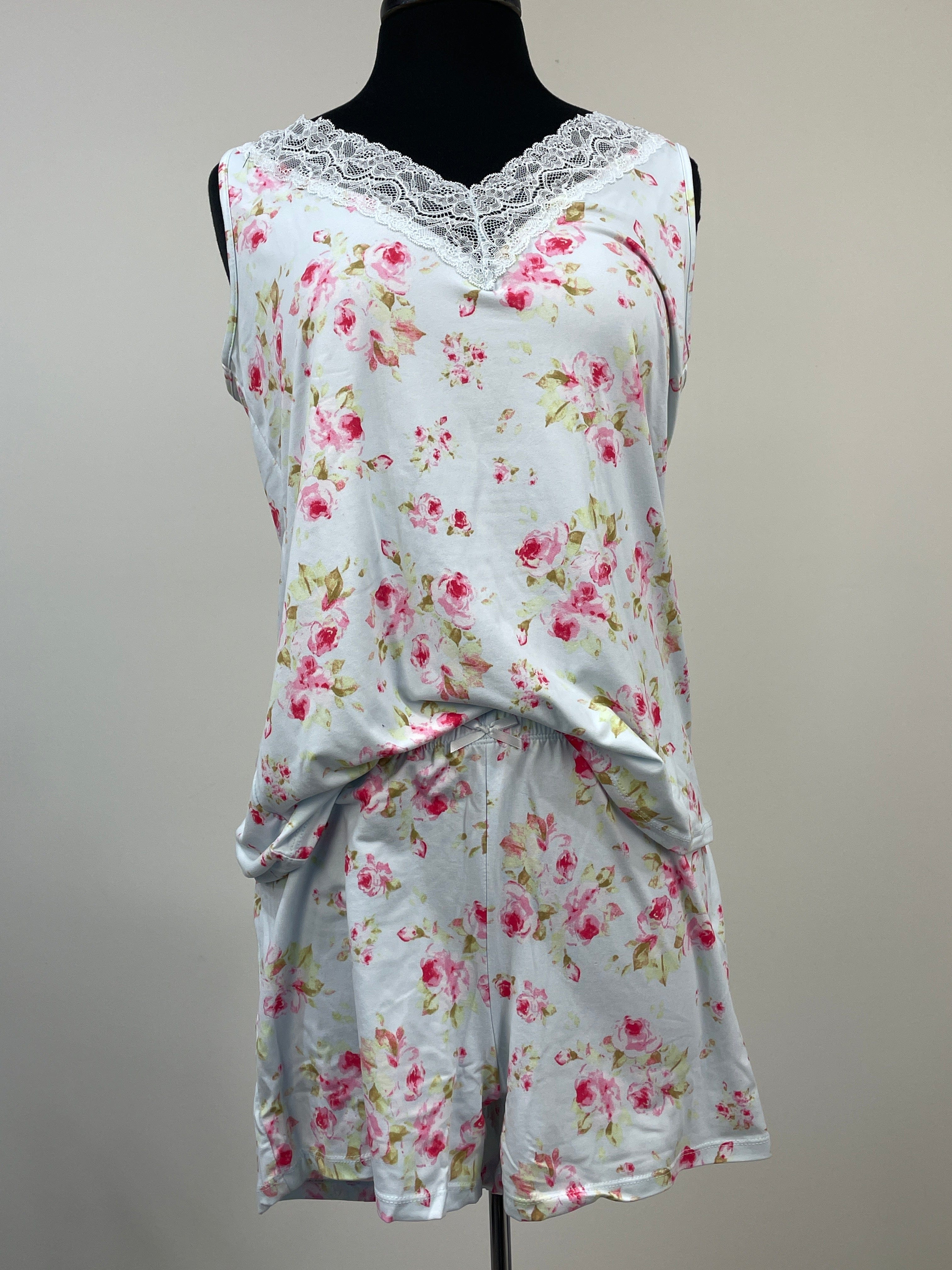 Blooming Blossom Lace Short Set