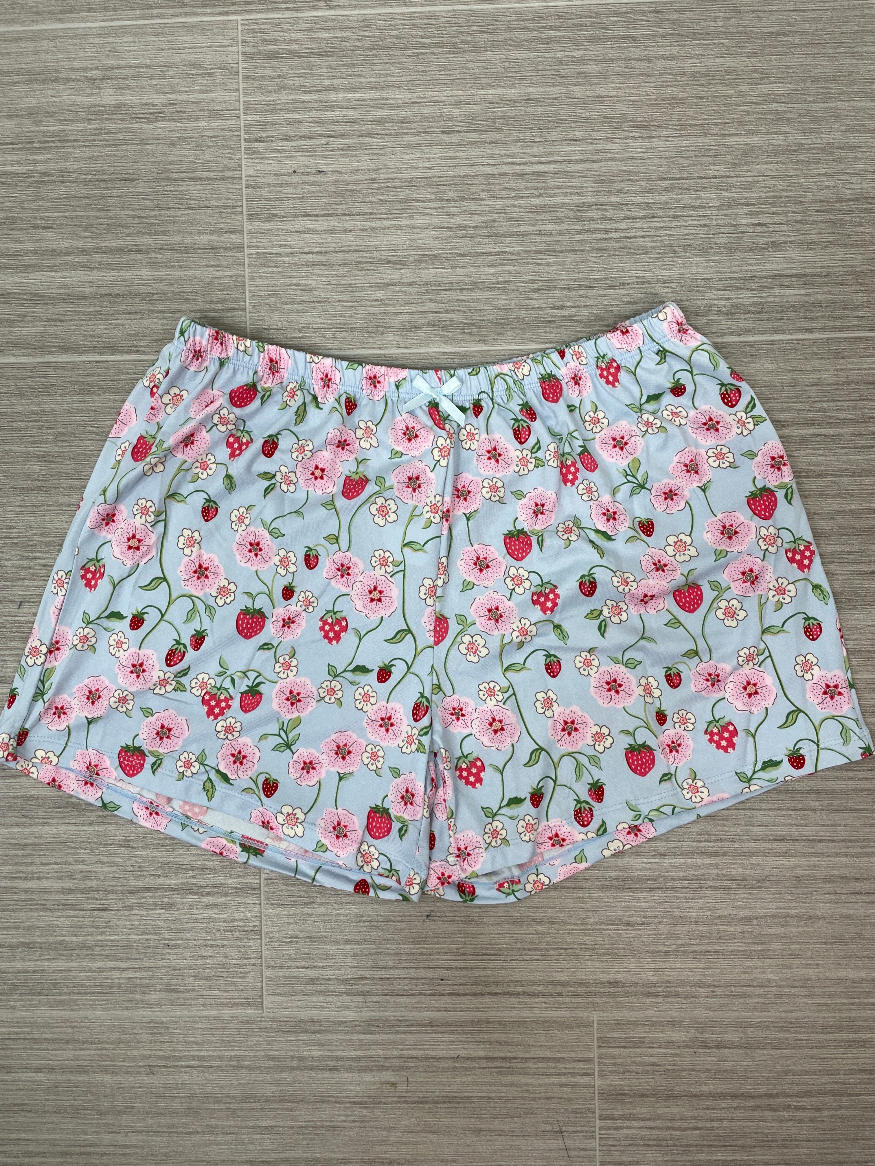 Strawberries In The Meadow Lounge Shorts