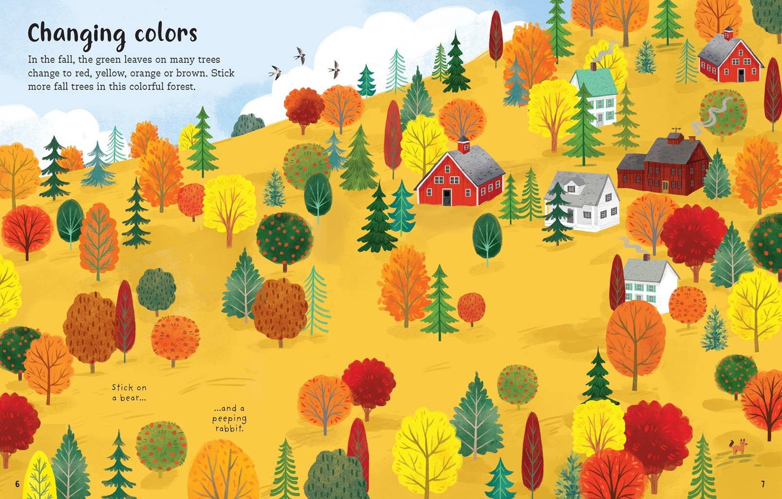First Sticker Book Fall : Usborne
