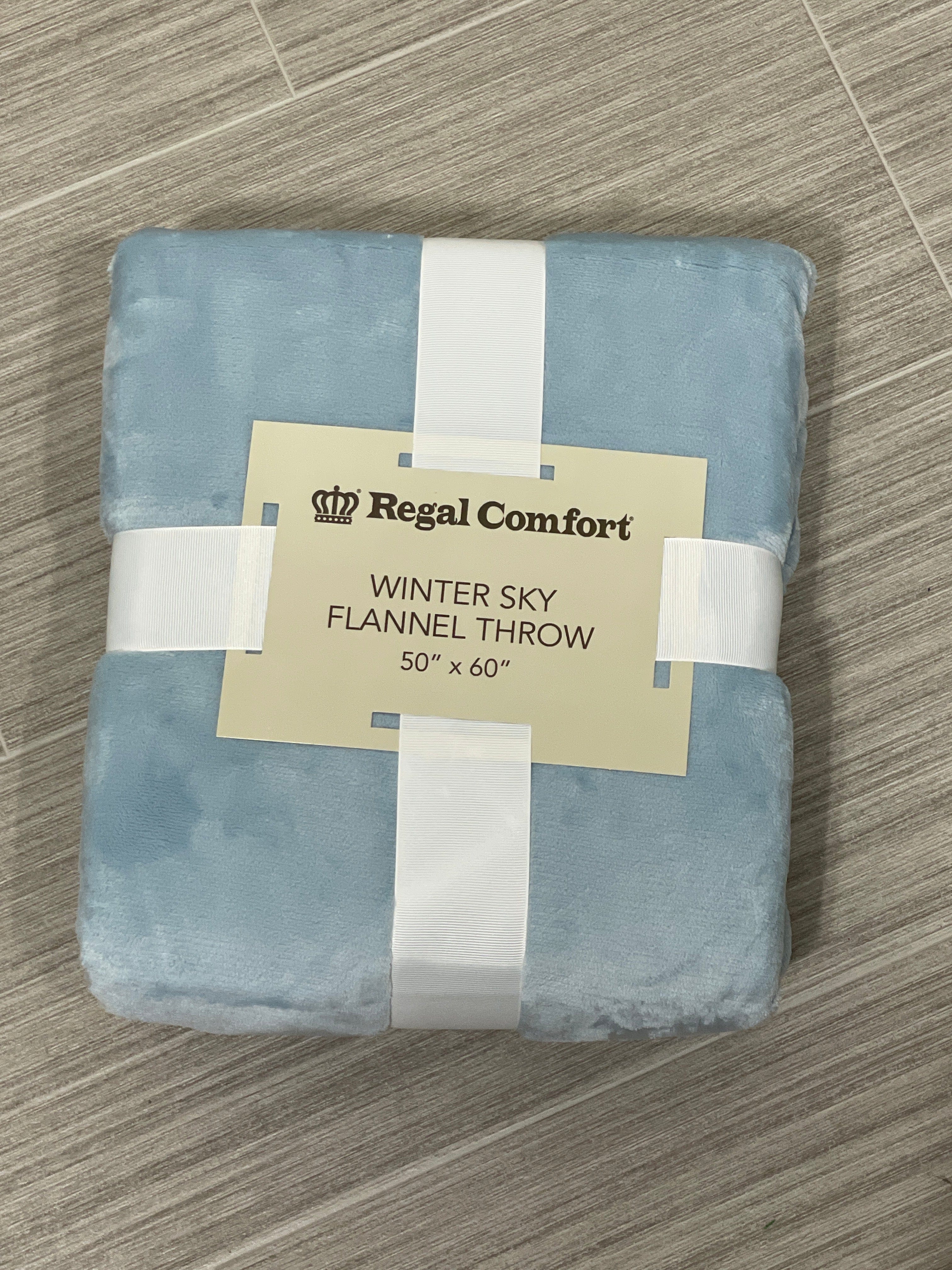 Winter Sky Flannel Throw