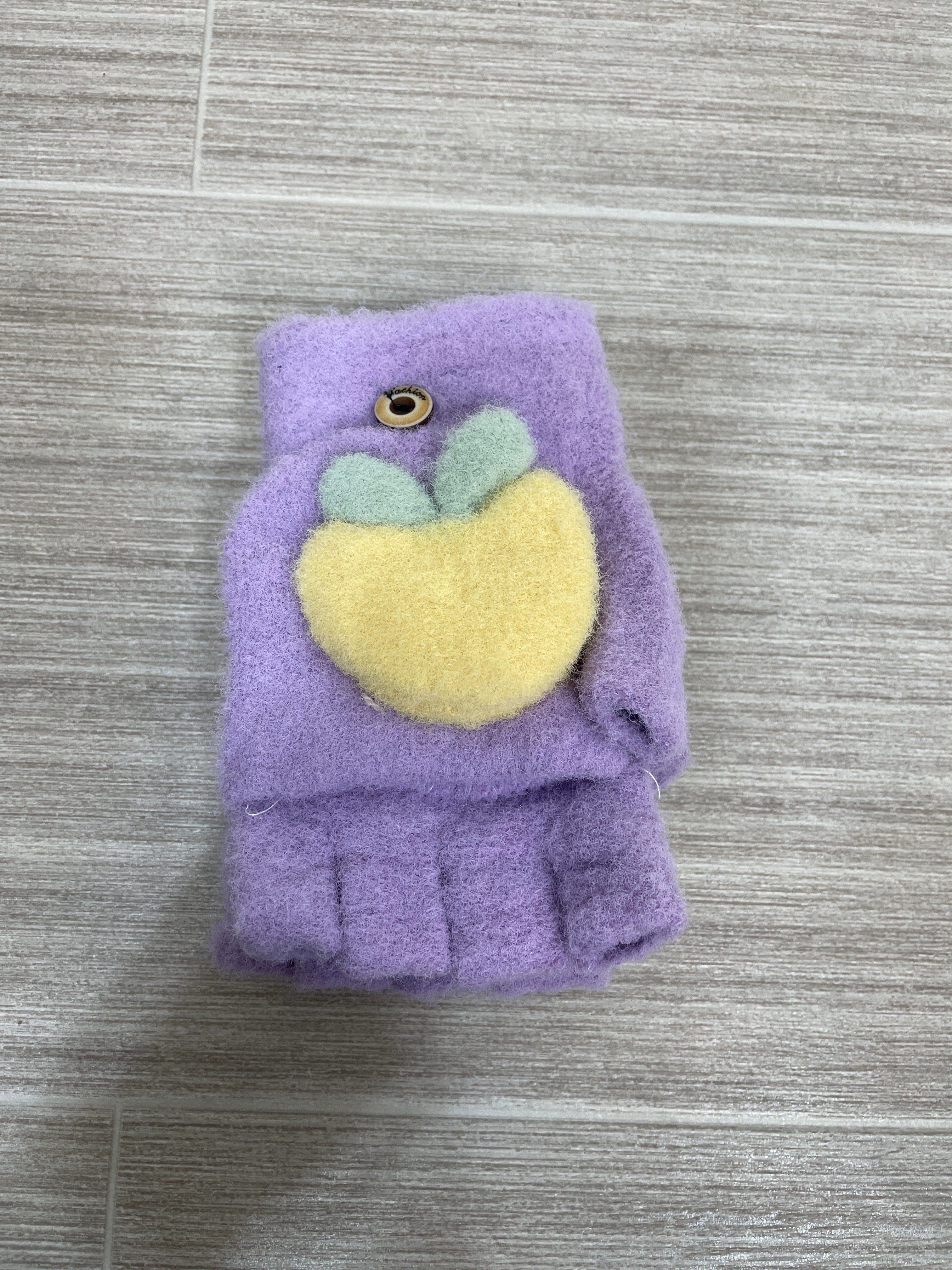 Kid's Purple Fruit Glove/Mitten