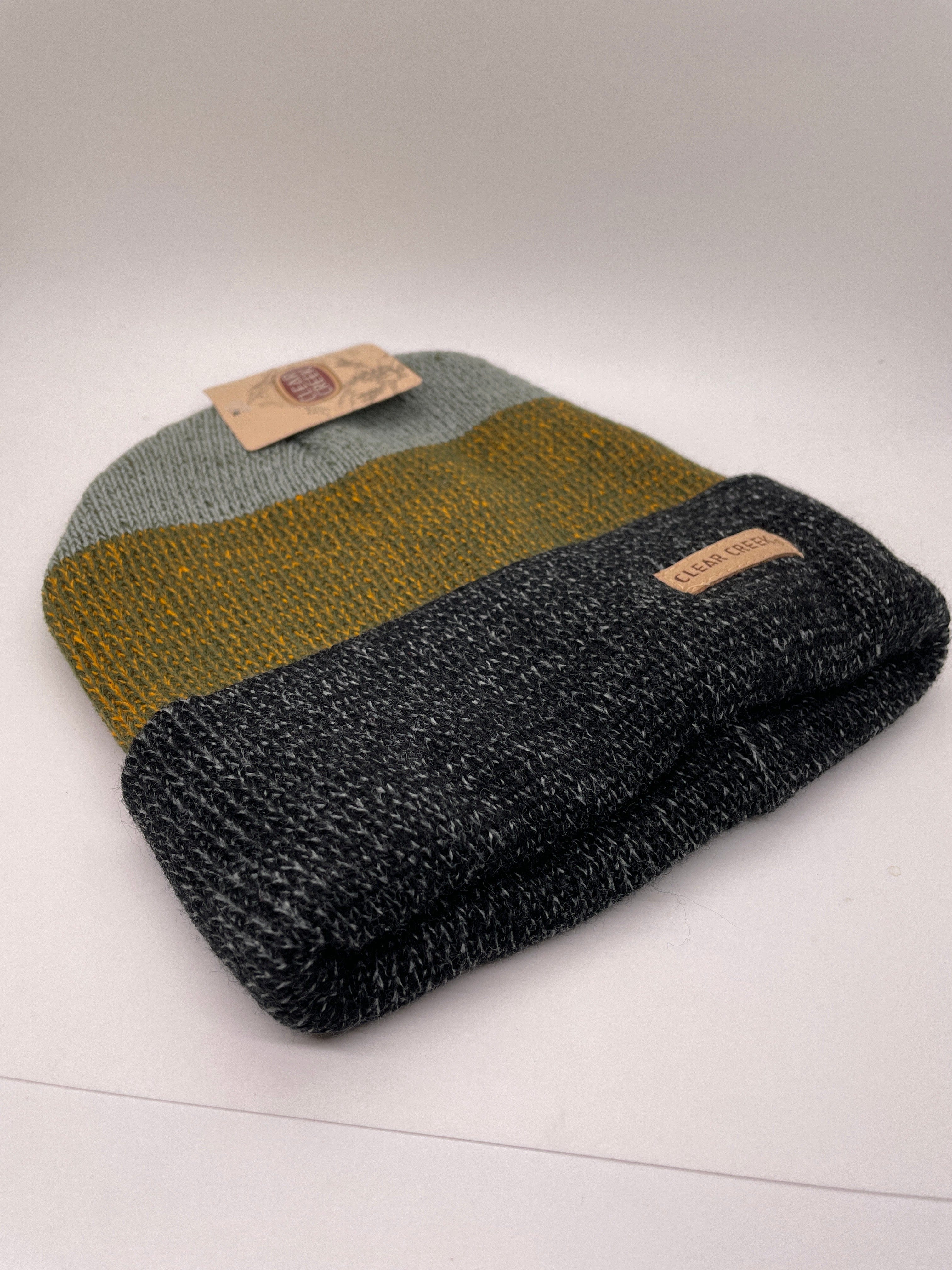 CC Olive Marled Tri-Color Cuffed Hat