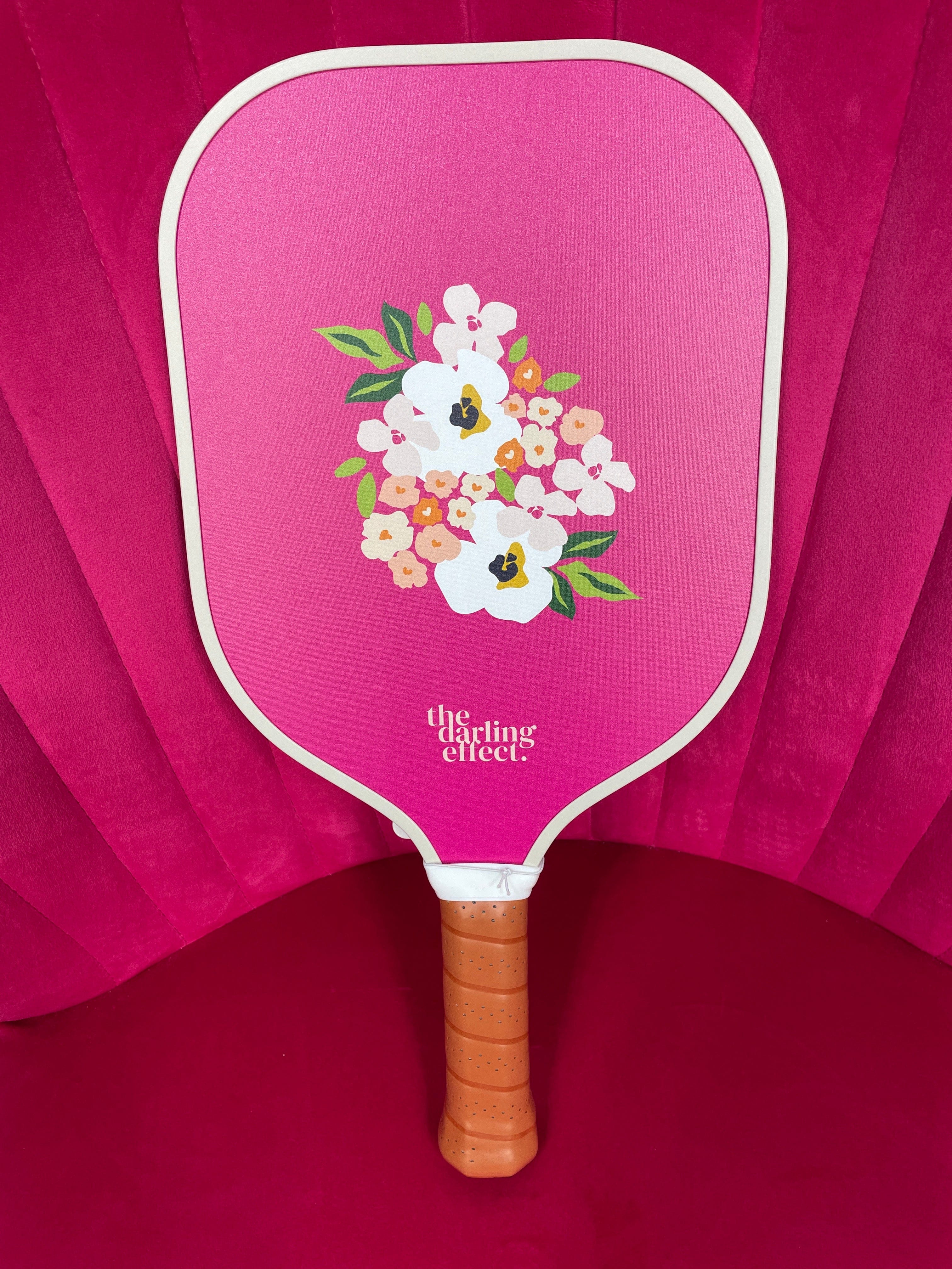 Pickleball Paddle - Lively Flora Pink