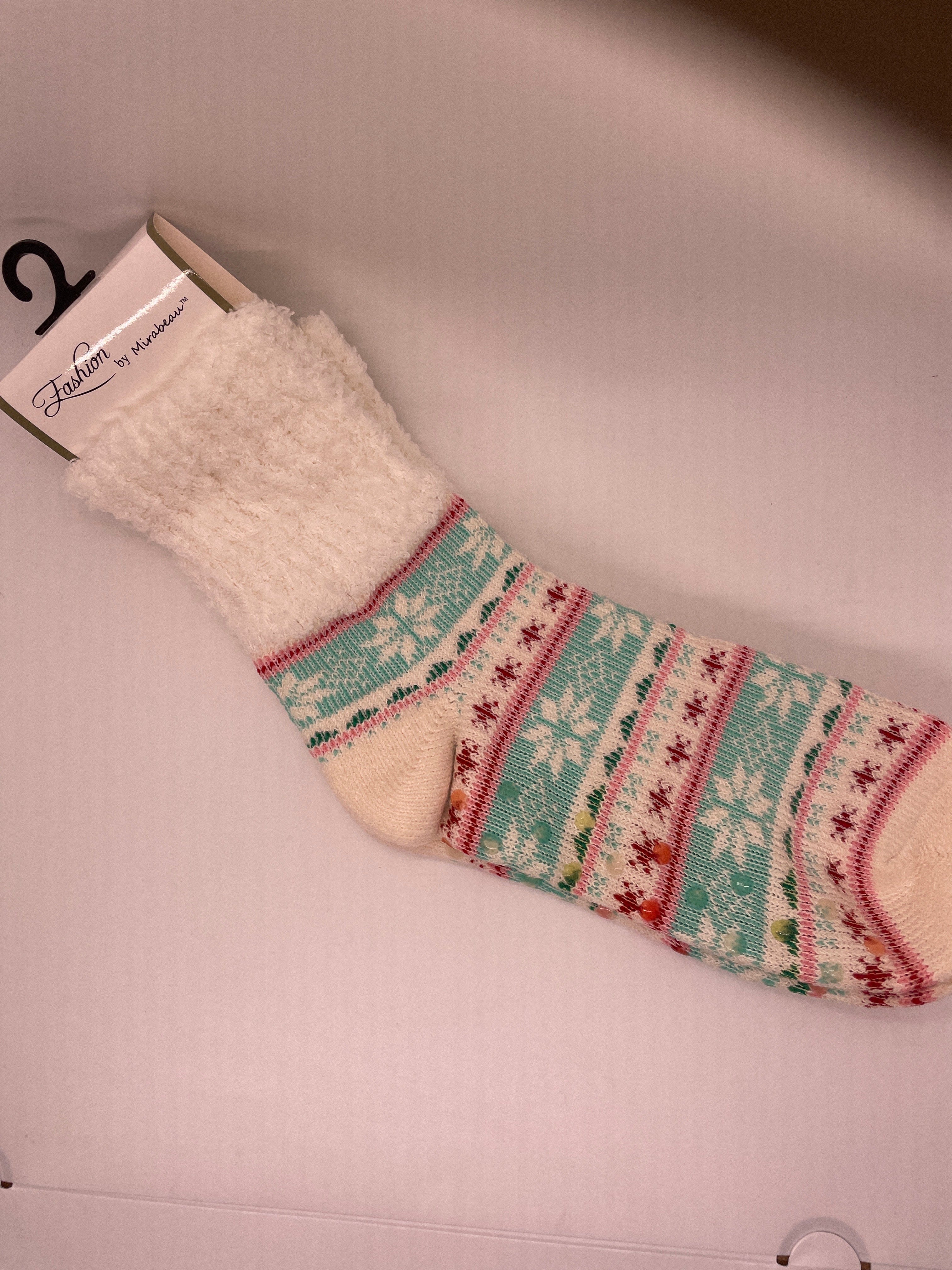 Snowflake Cloud Soft Sock