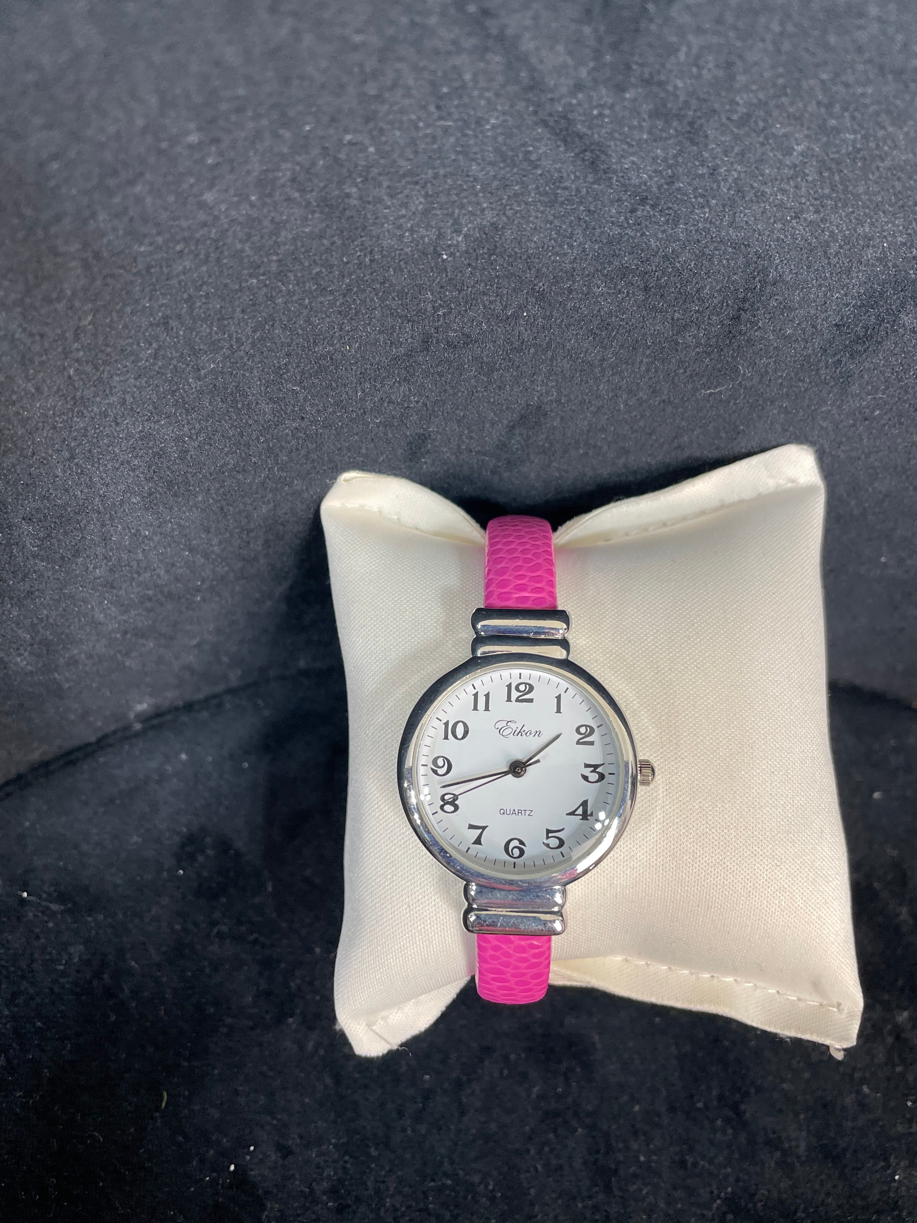 Pink Bangle Watch