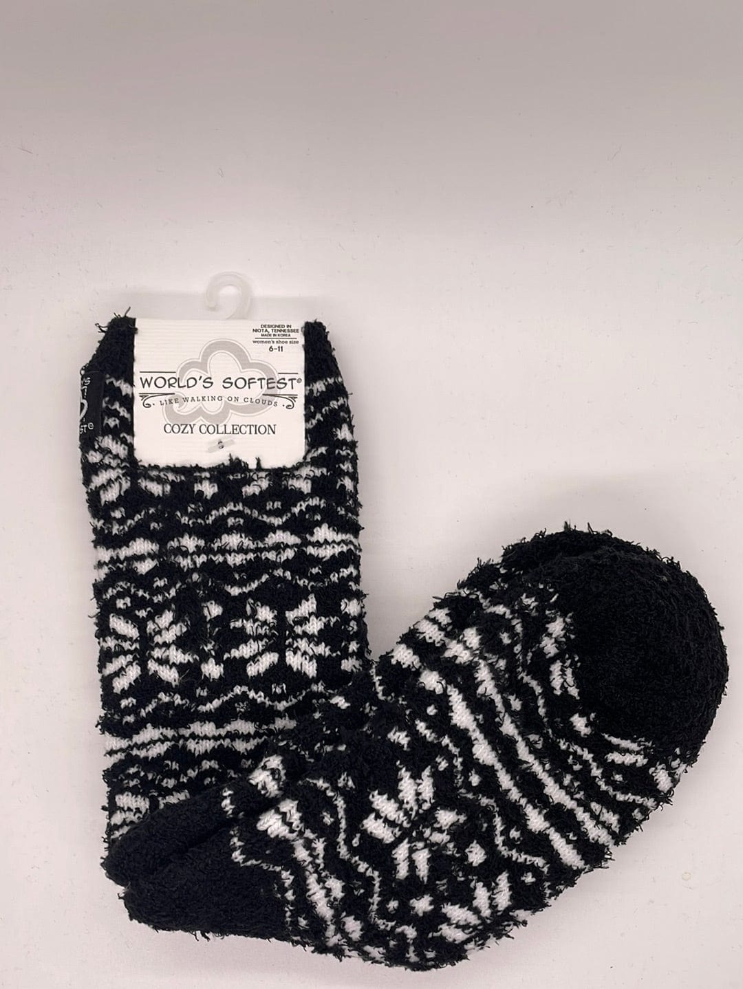 World's Softest Cozy Collection - Fair Isle Black