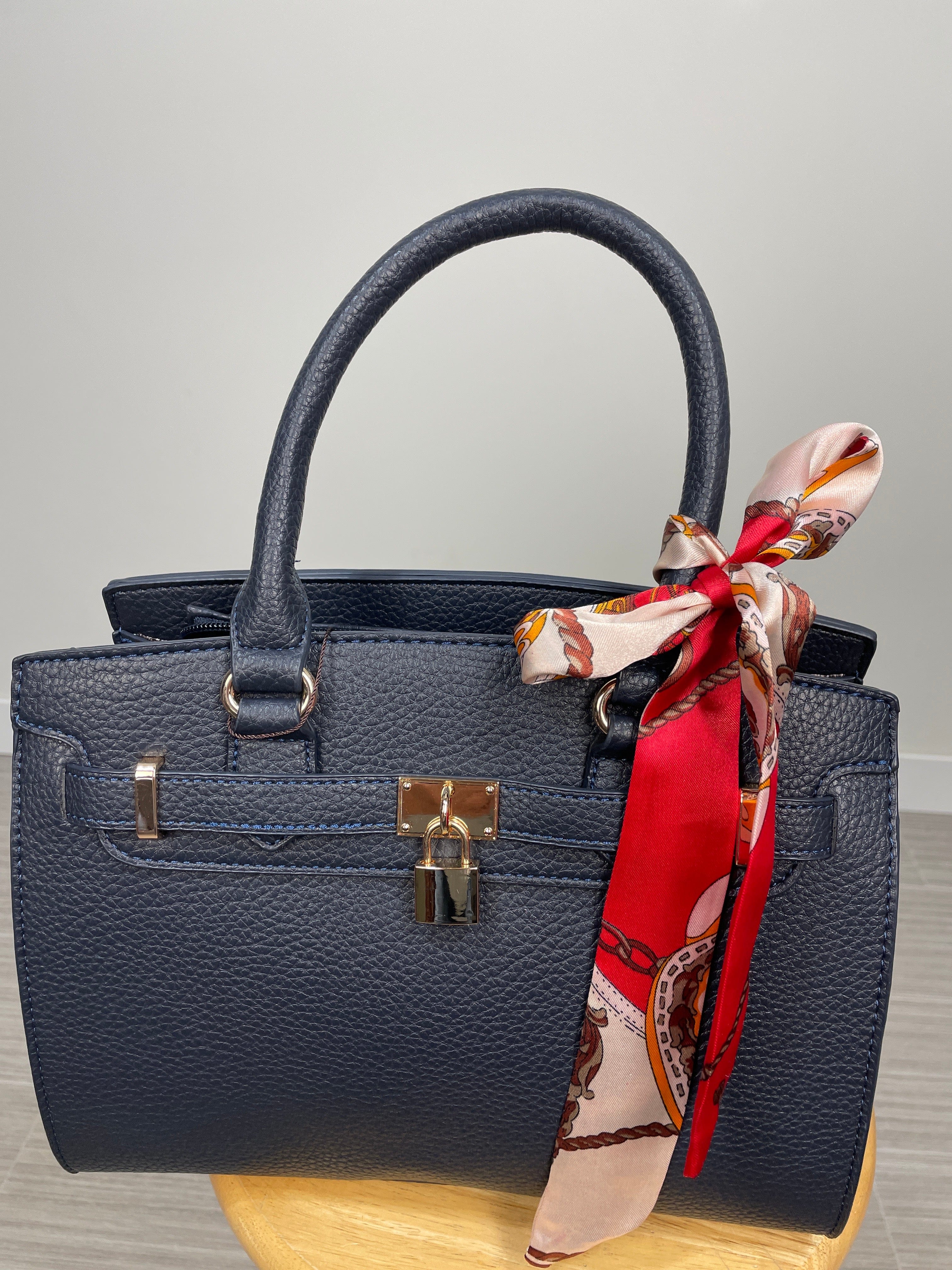 Dark Blue Medium Brecken Bag