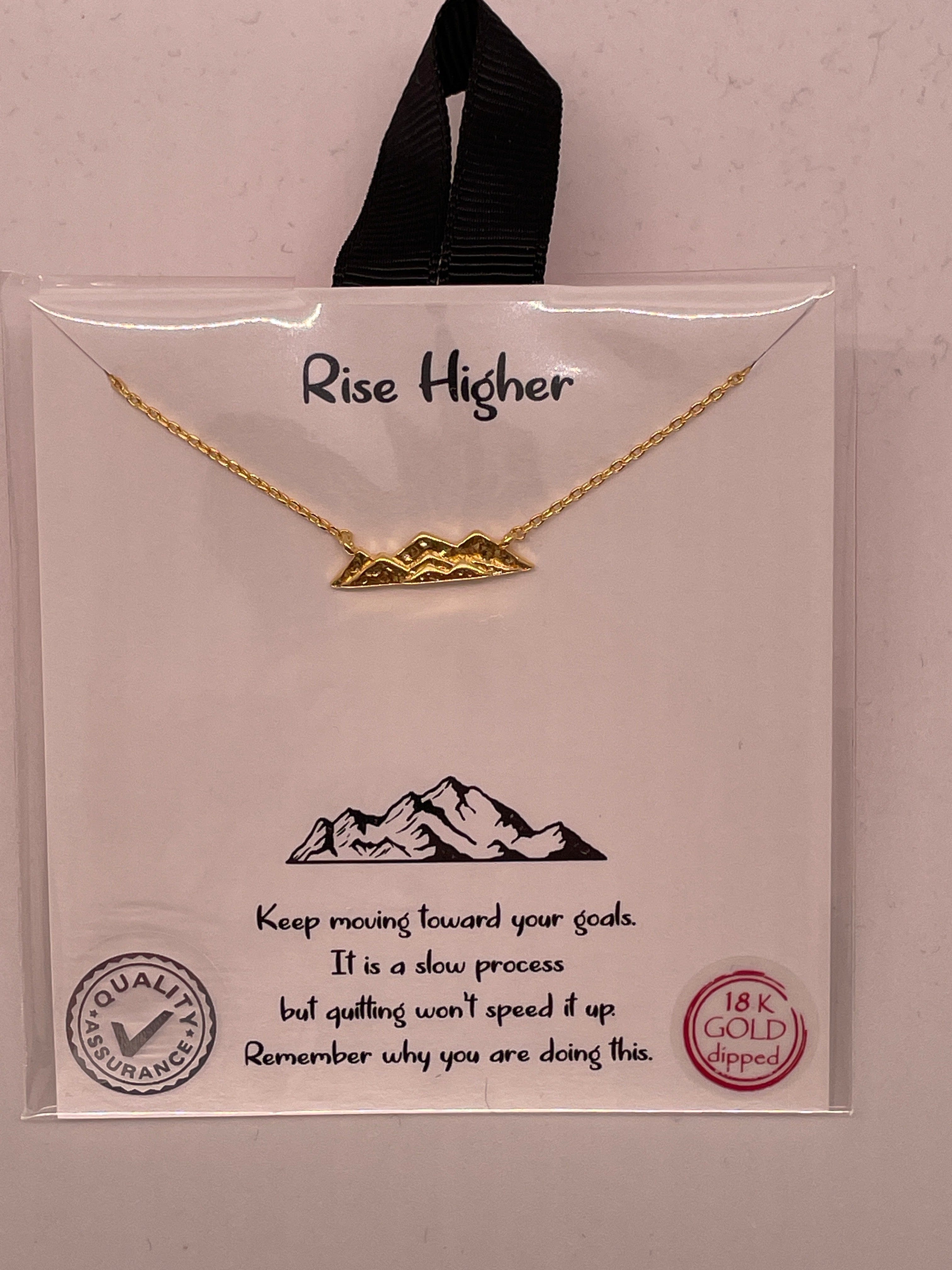 Rise Higher Necklace - Gold