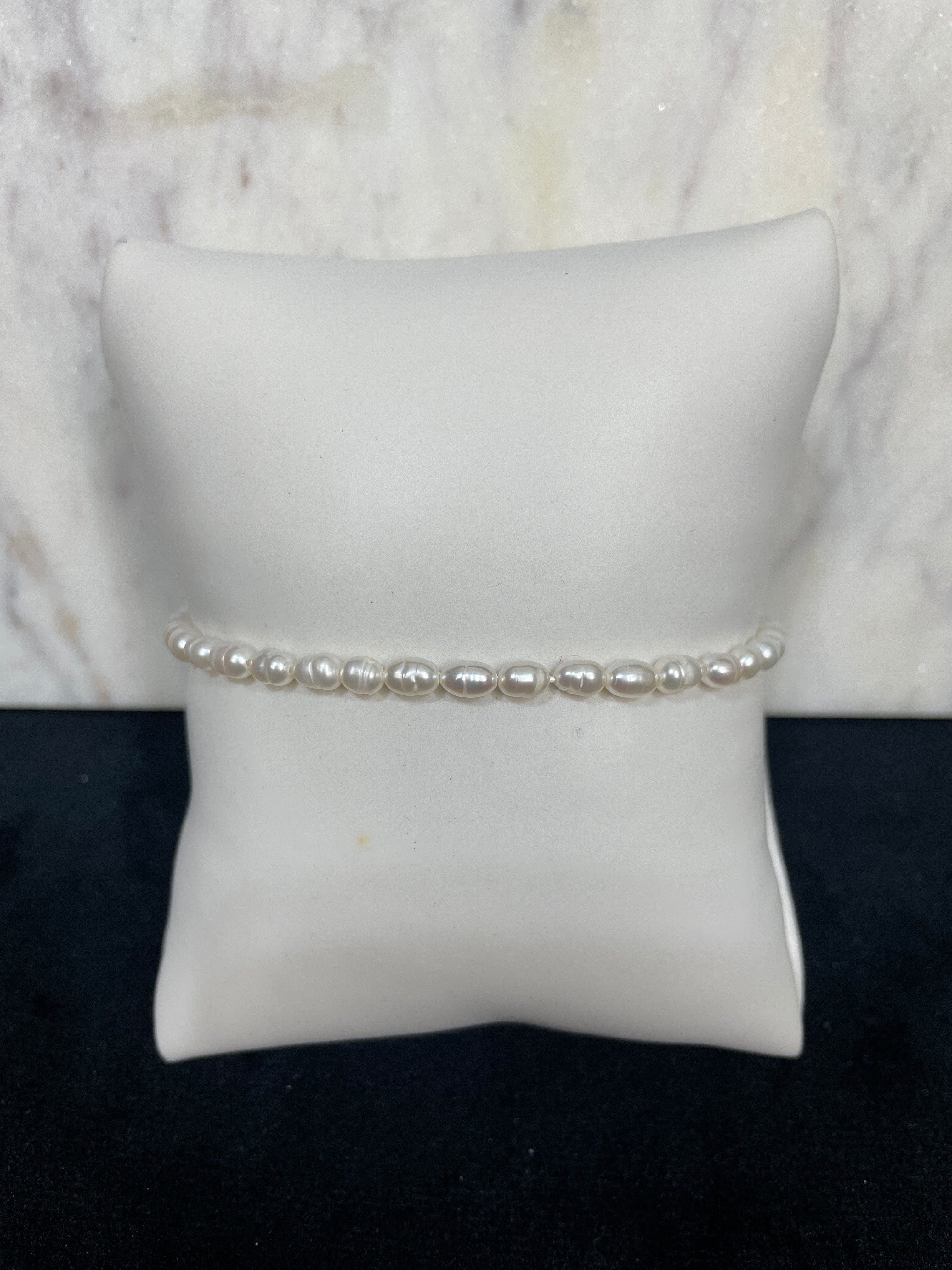 Small Oval Pearl Bracelet