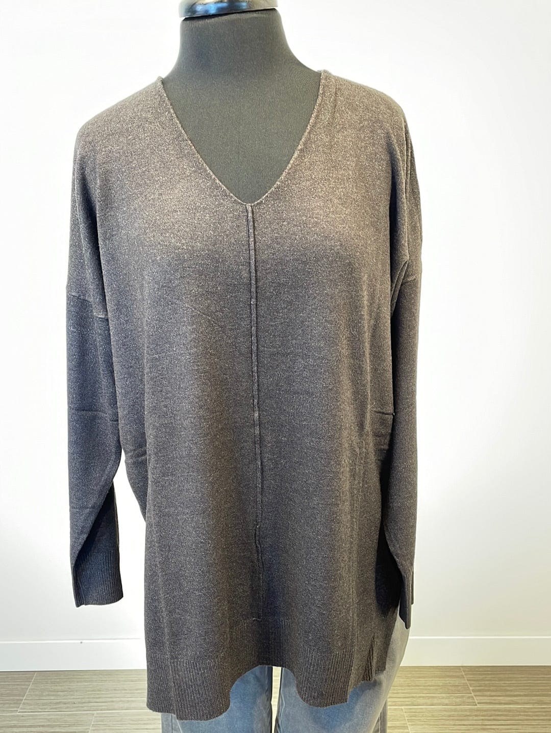 Charcoal Favorite Butter Soft Sweater