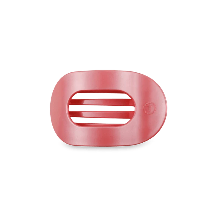Calming Coral Small Flat Round Clip