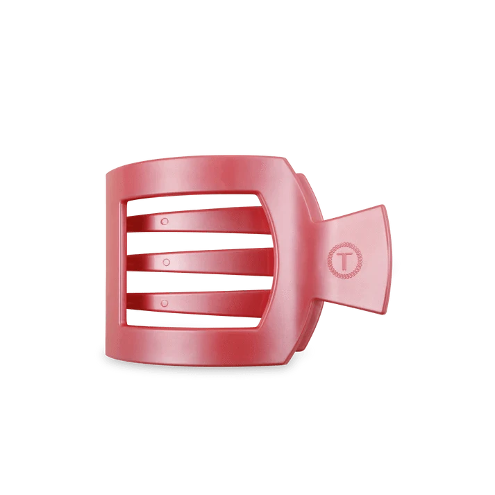 Calming Coral Medium Flat Square Clip