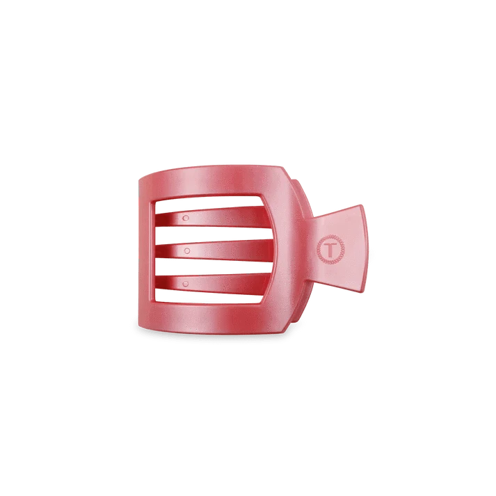 Calming Coral Small Flat Square Clip