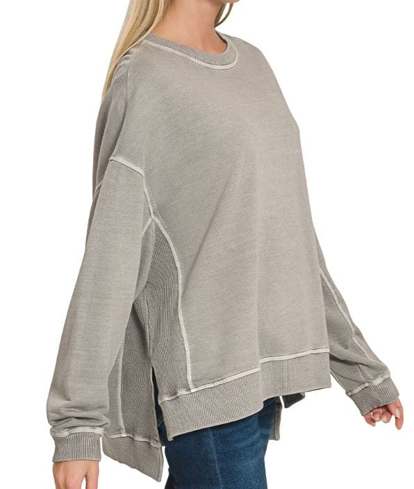 Sleet French Terry Washed Pullover