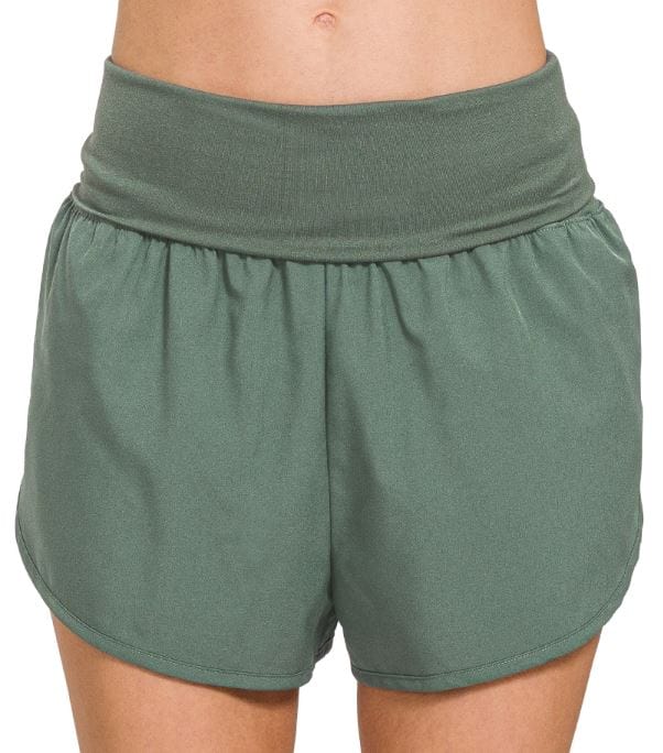 Ash Jade High Waisted Band Shorts