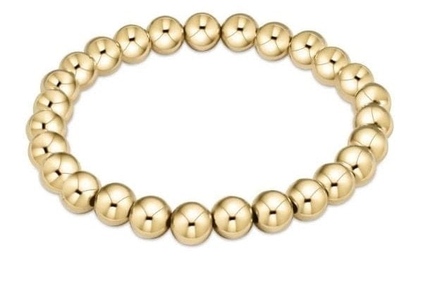 Classic Gold 8mm Bead Bracelet