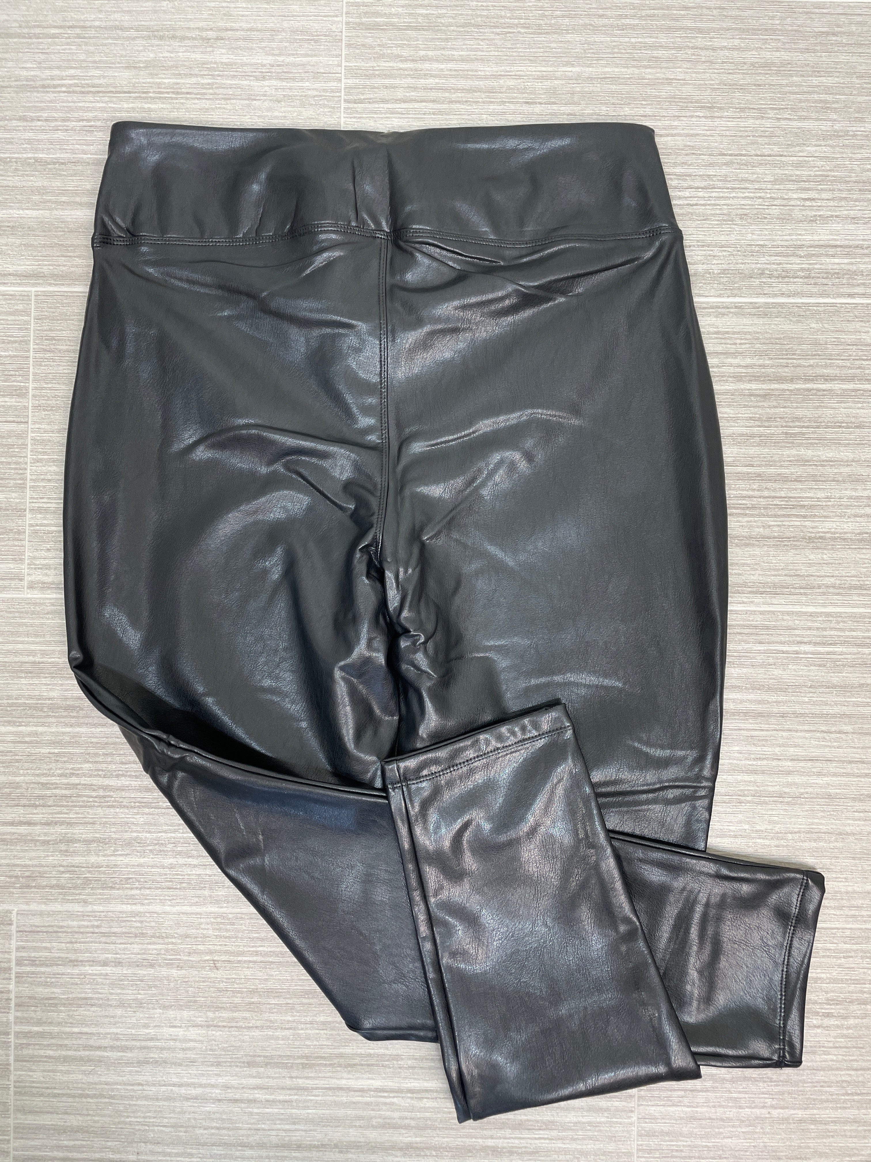 Black Faux Leather Skinny Pant