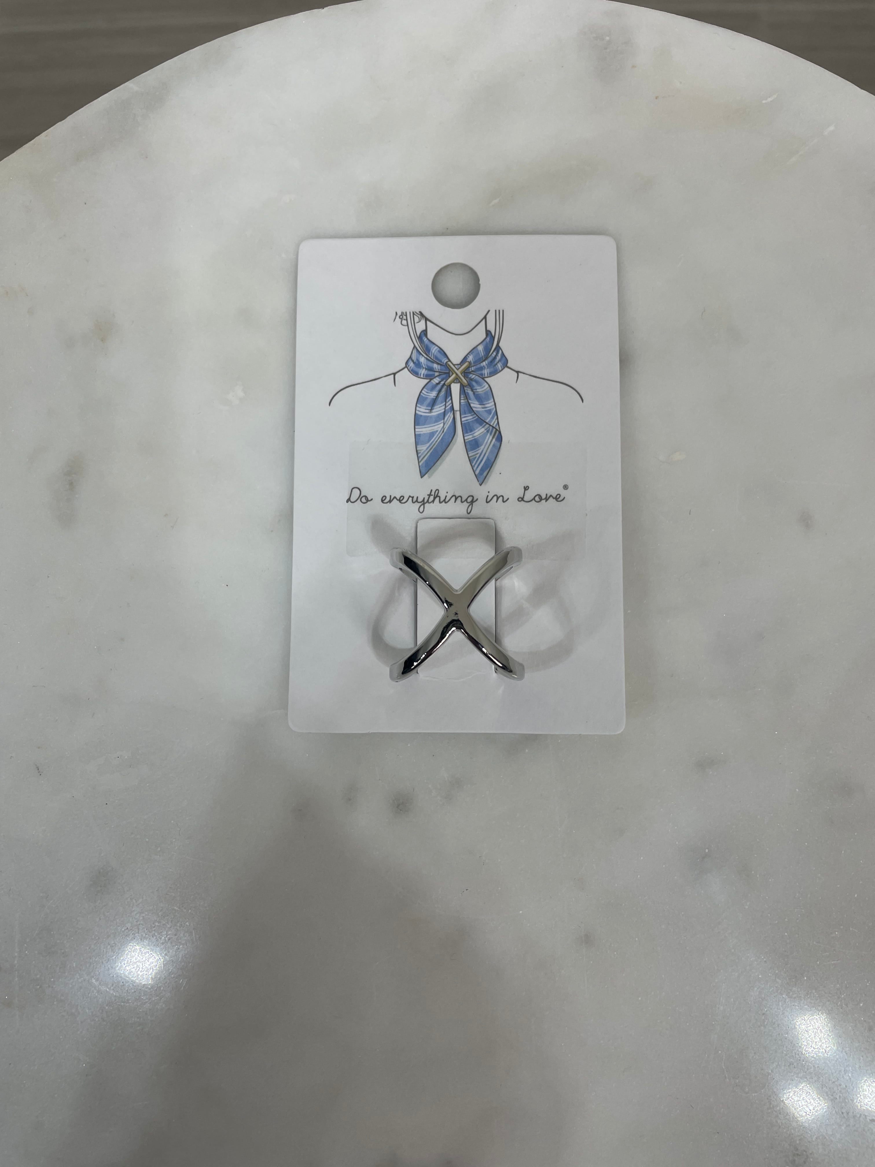 Silver Scarf Ring
