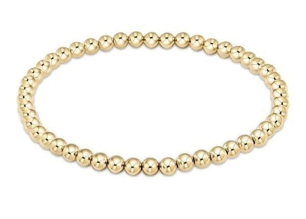 Classic Gold 4mm Bead Bracelet