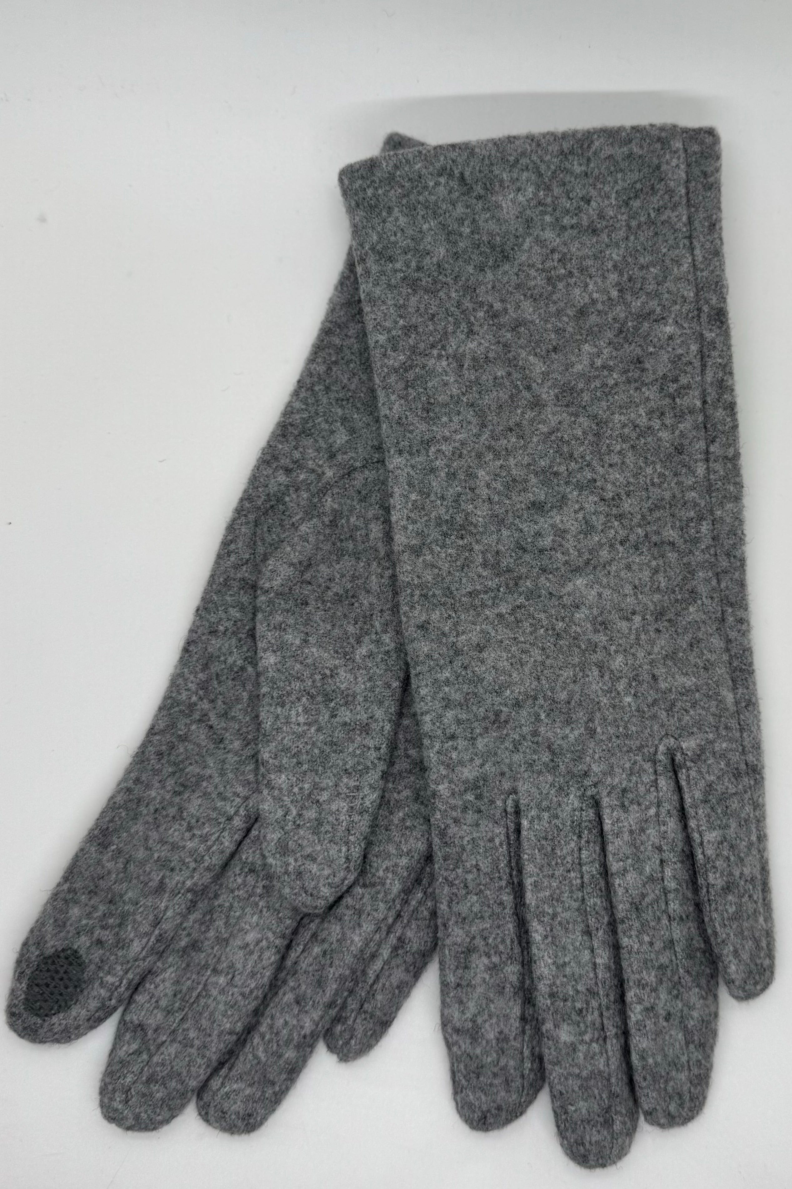 Gray Two Tone Gloves