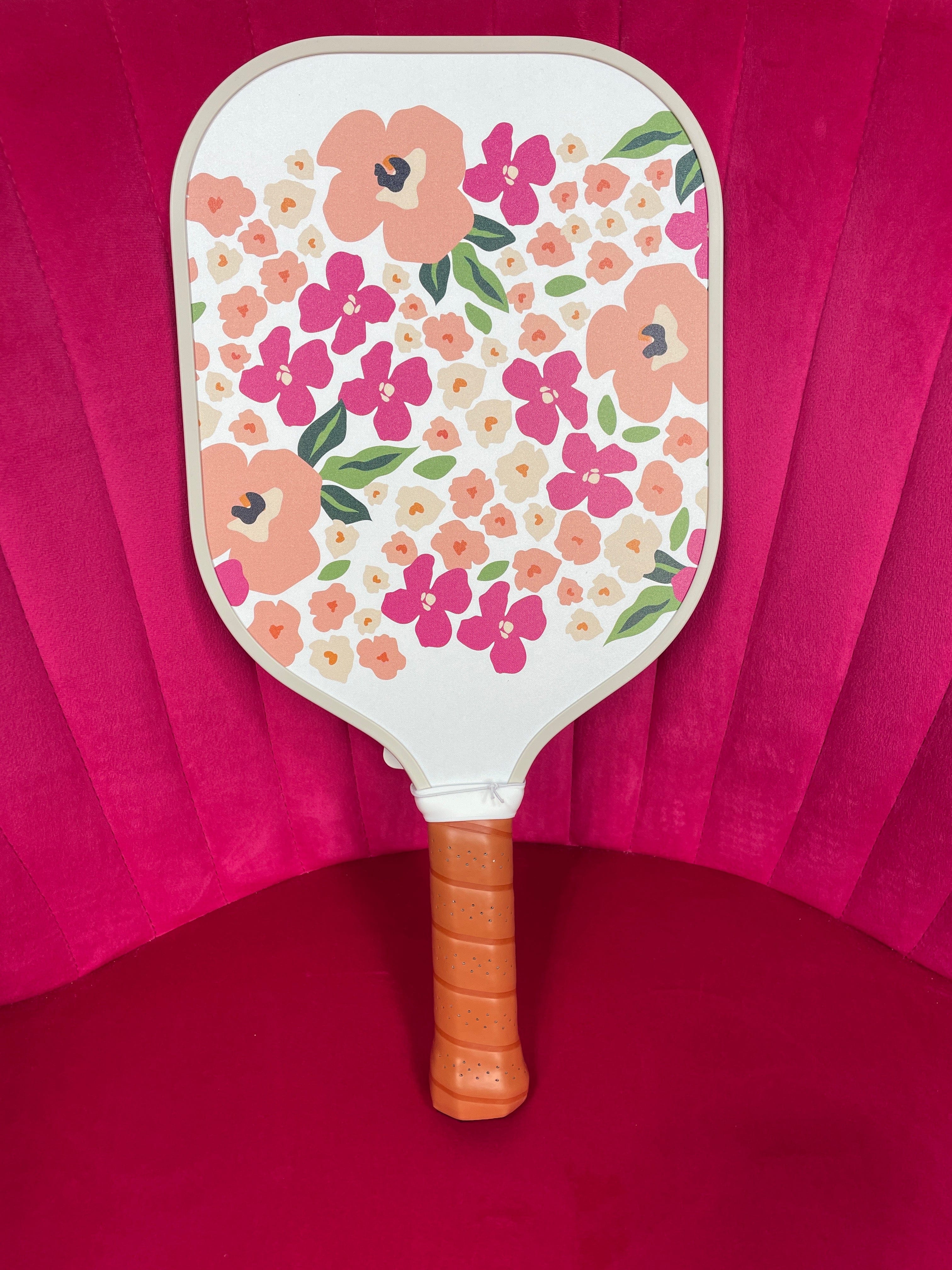 Pickleball Paddle - Lively Flora Pink