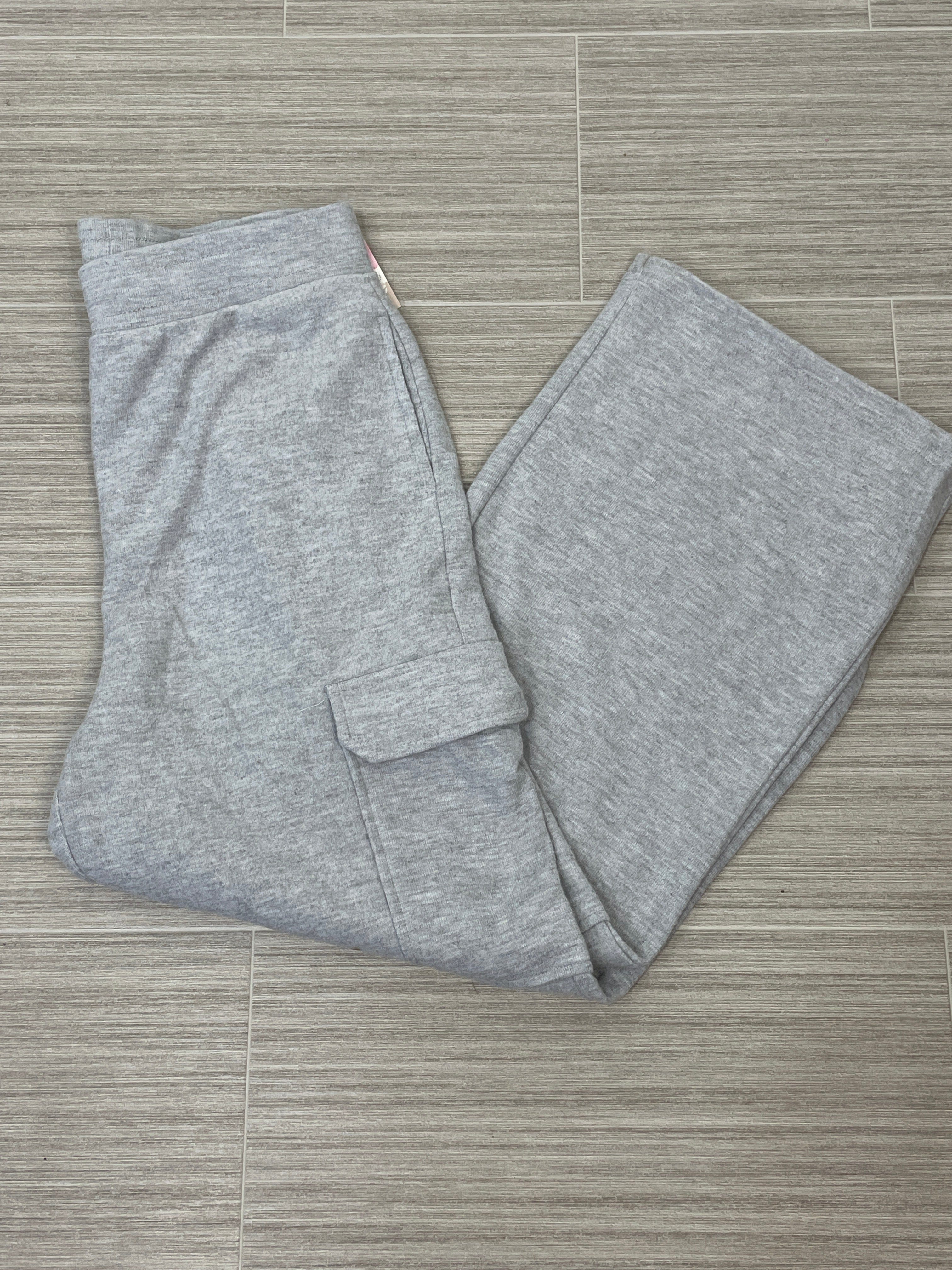 Heathered Grey Side Pocket Pant