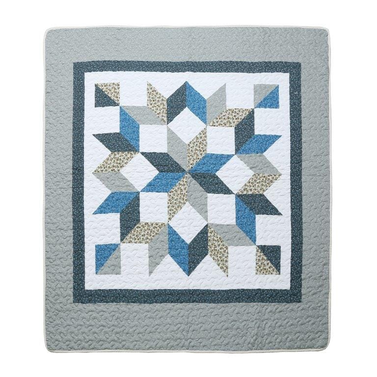 Starry Elegance Quilted Throw