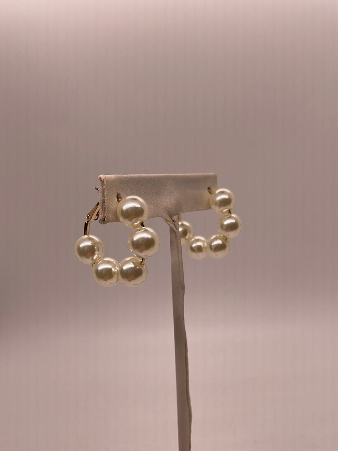 Small Pearl Hoop