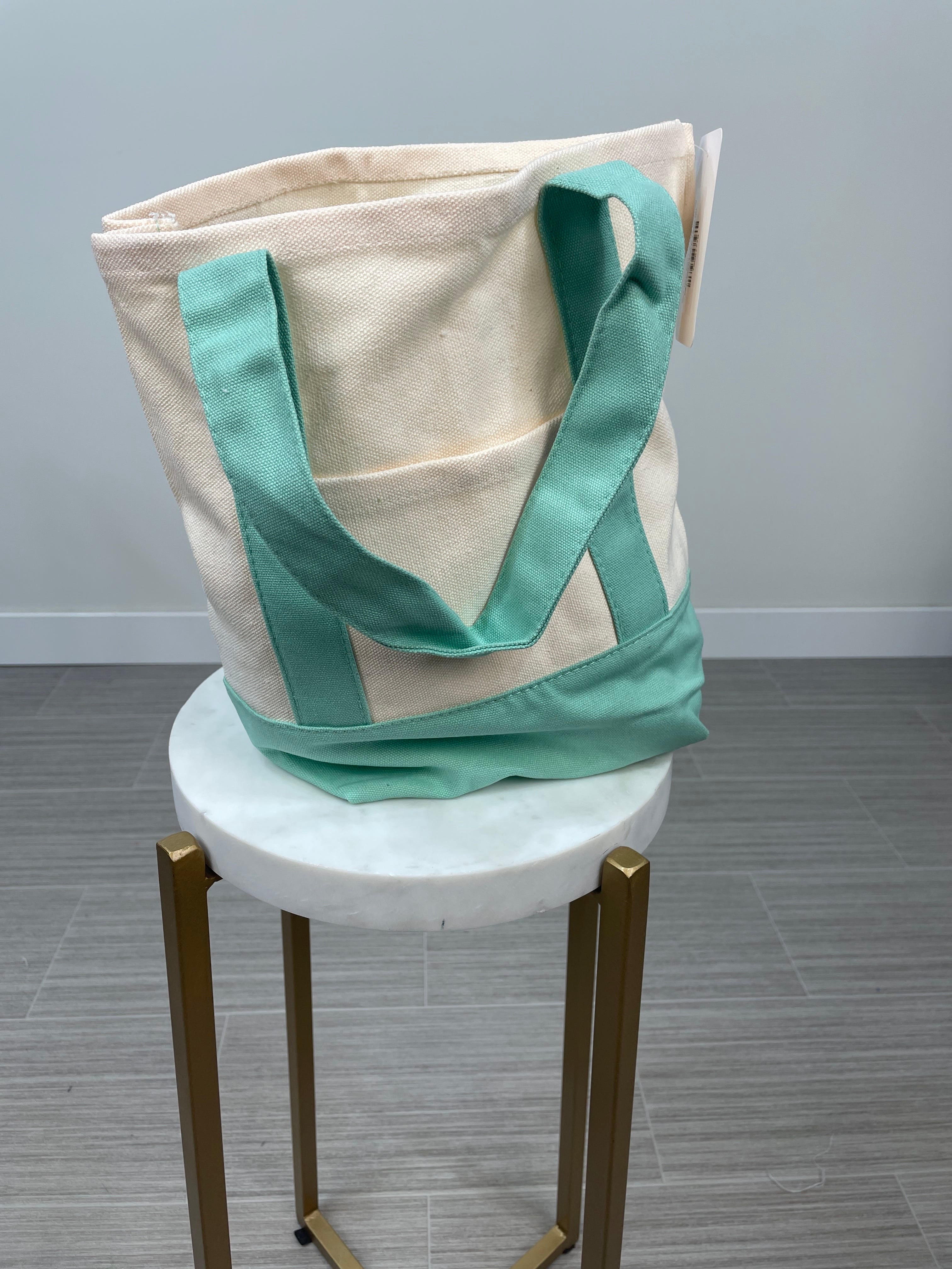 Mint 16oz Mini Canvas Tote Bag