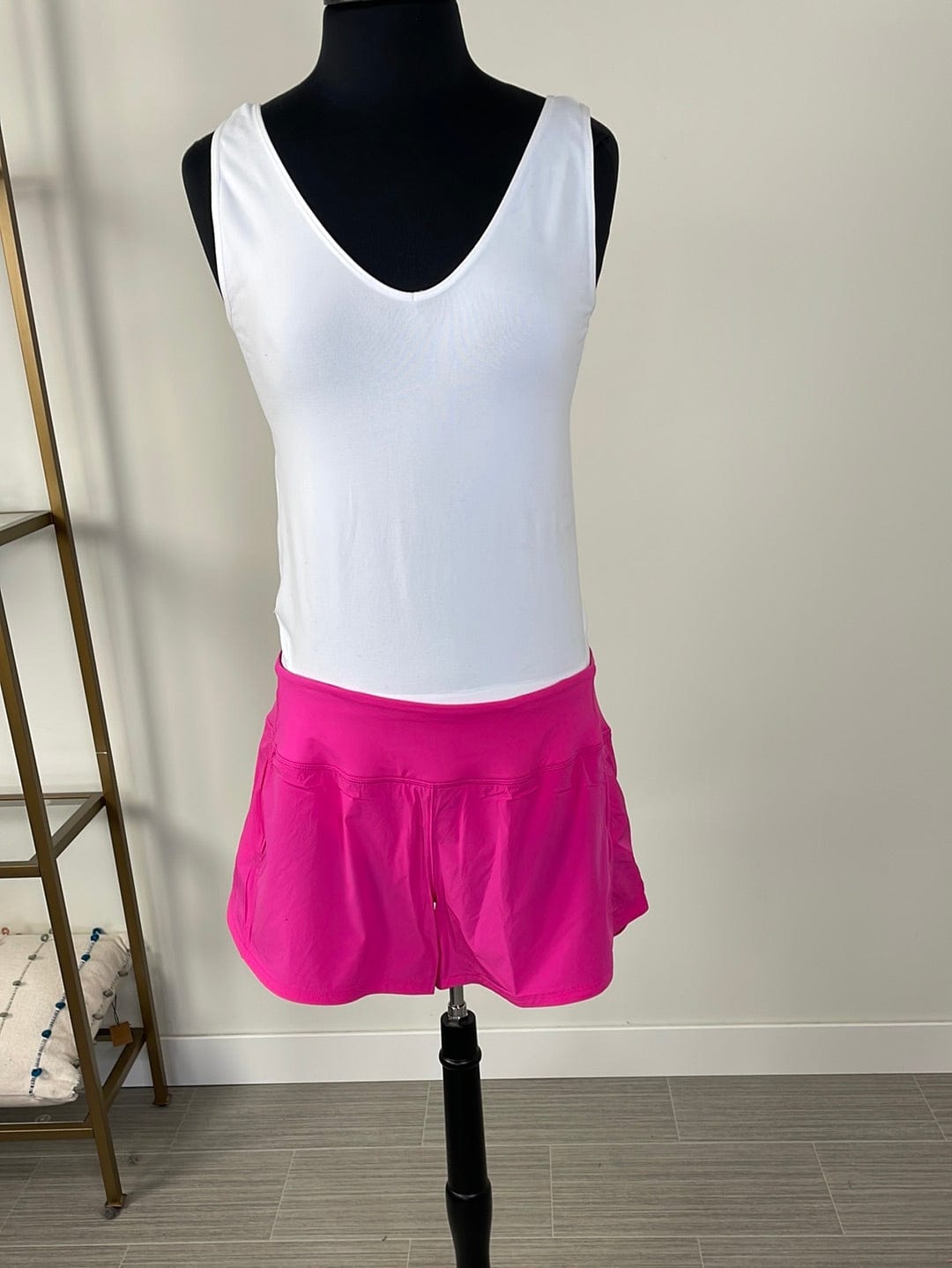 Sonic Pink Stretch Woven Active Shorts