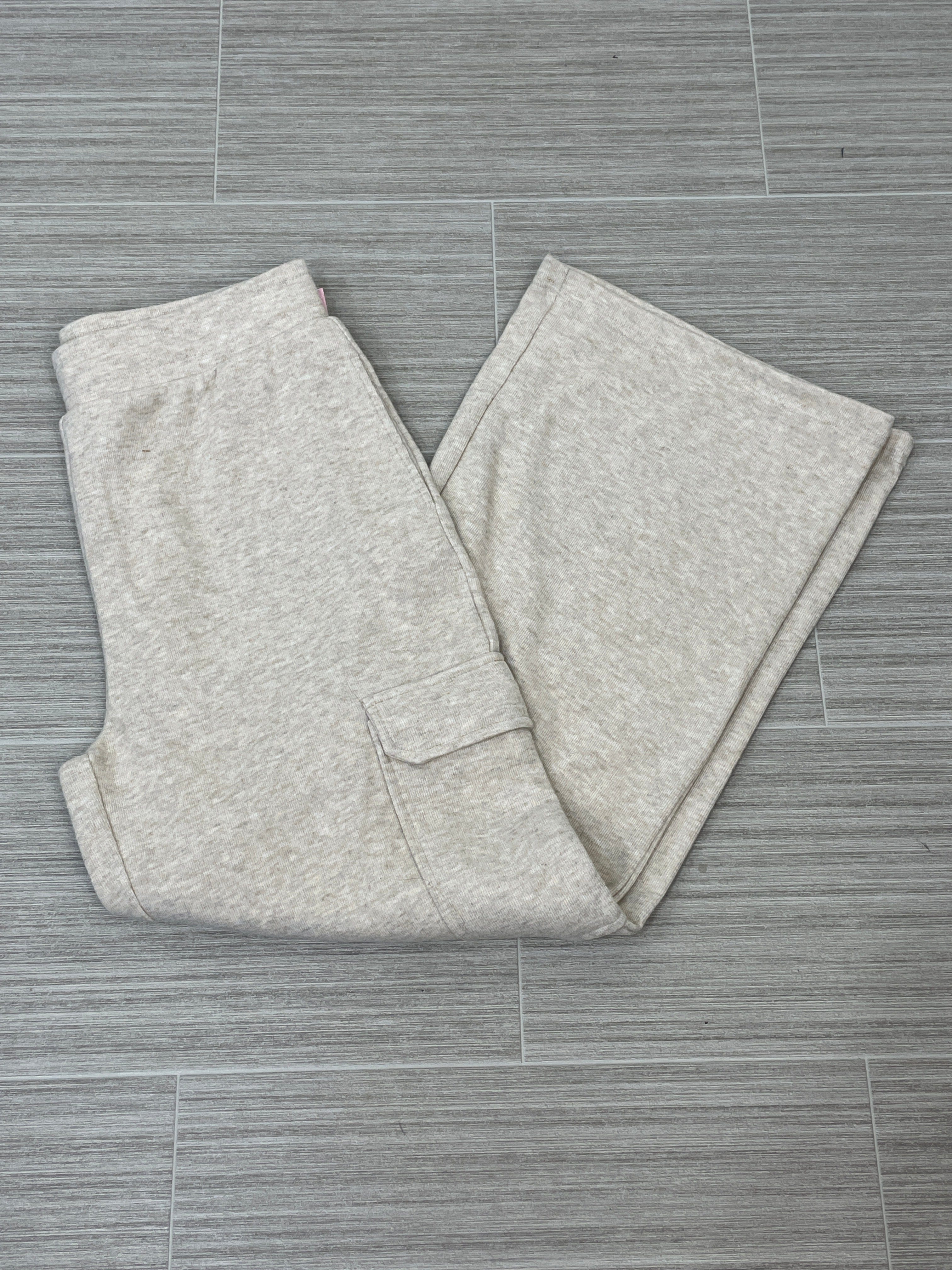 Heathered Oatmeal Side Pocket Pant