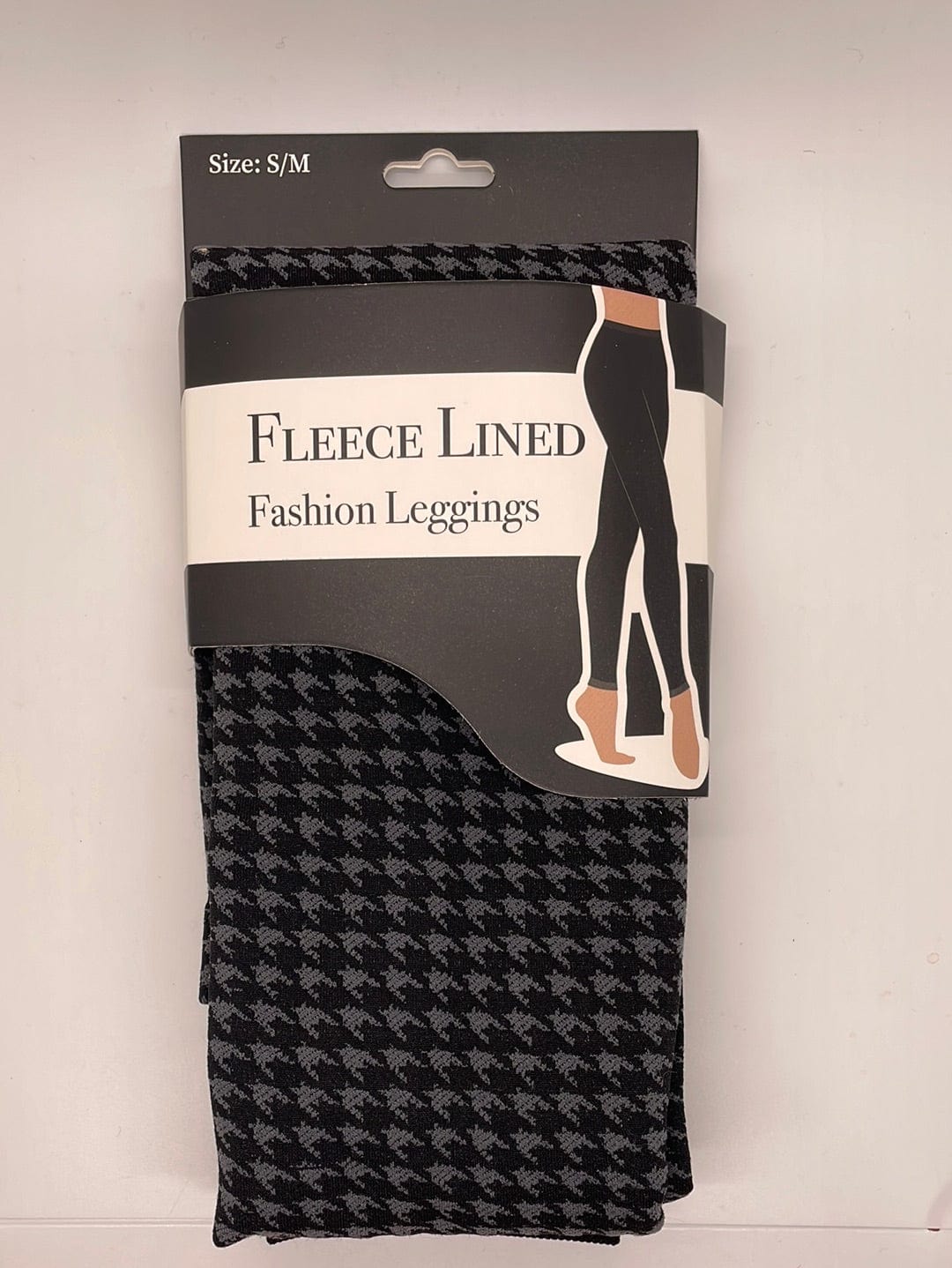 Houndstooth Fleece Legging