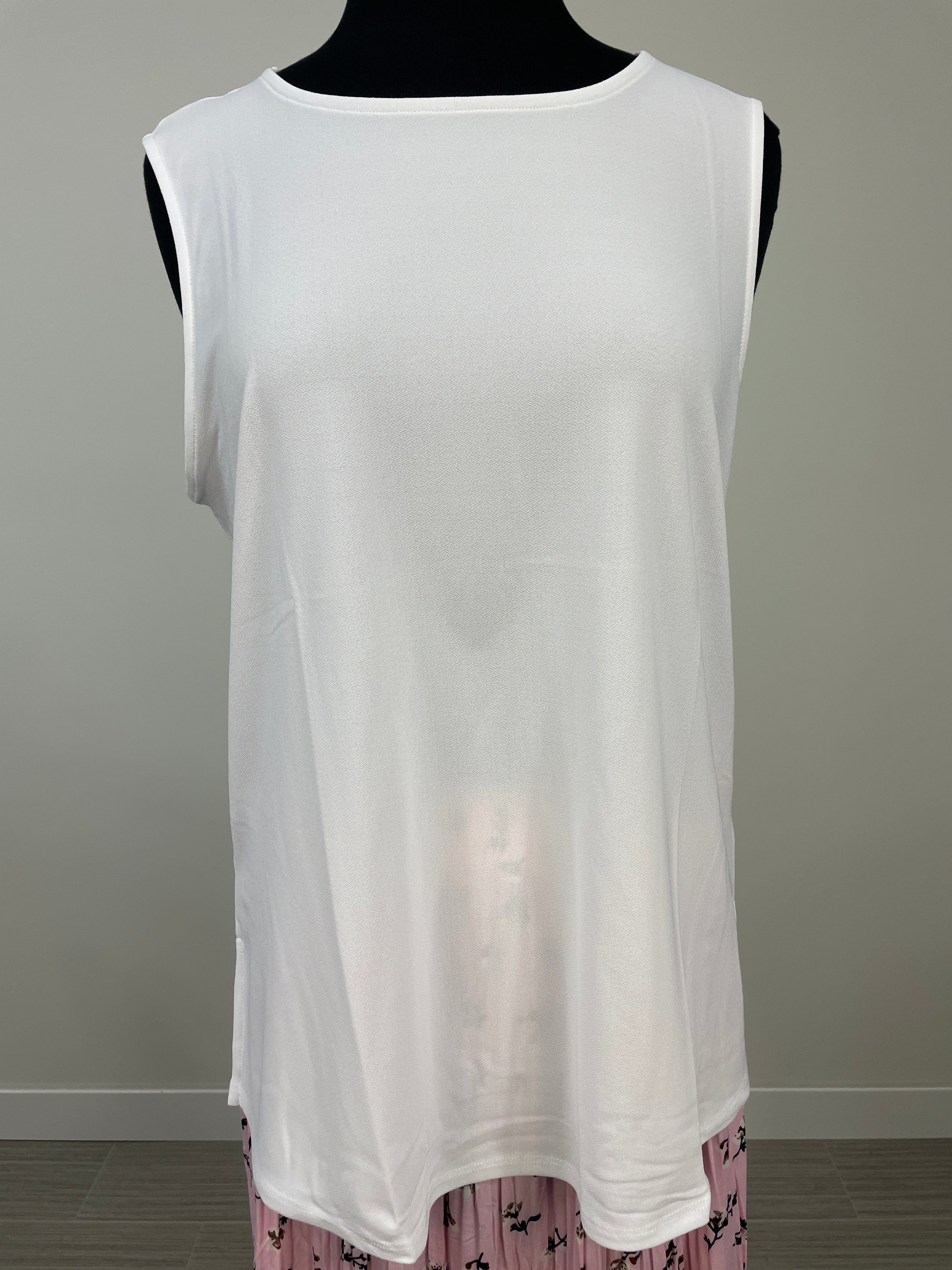 White A Line Tank