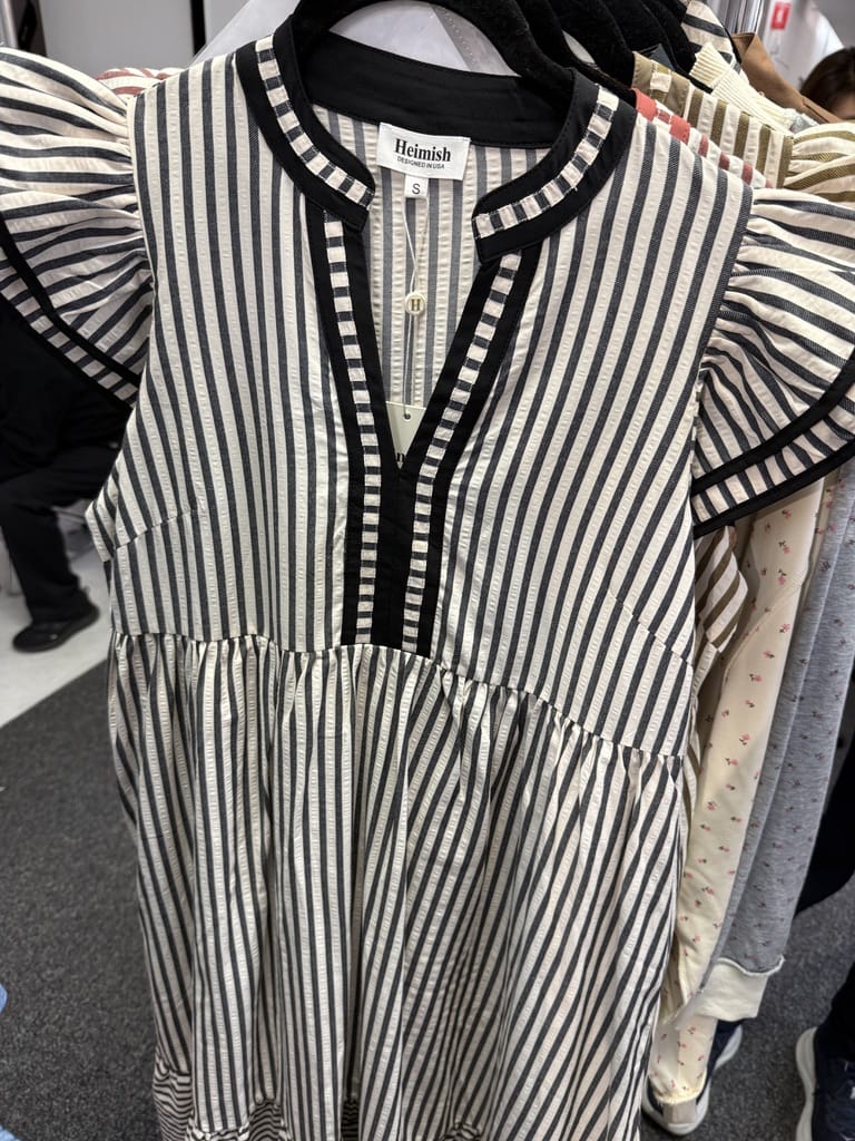 Black Pinstripe Dress