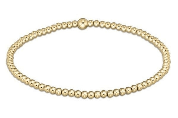 Classic Gold 2.5mm Bead Bracelet