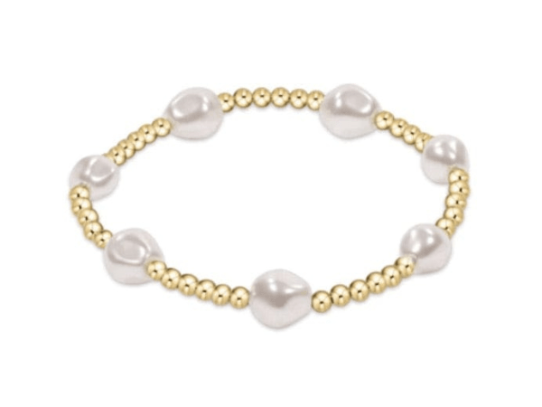 Admire Pearl 3mm Gold Bracelet