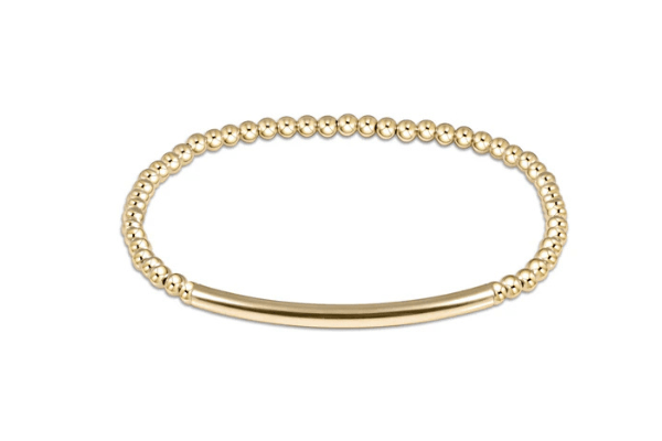 Bliss Bar Smooth Gold 3MM Bracelet