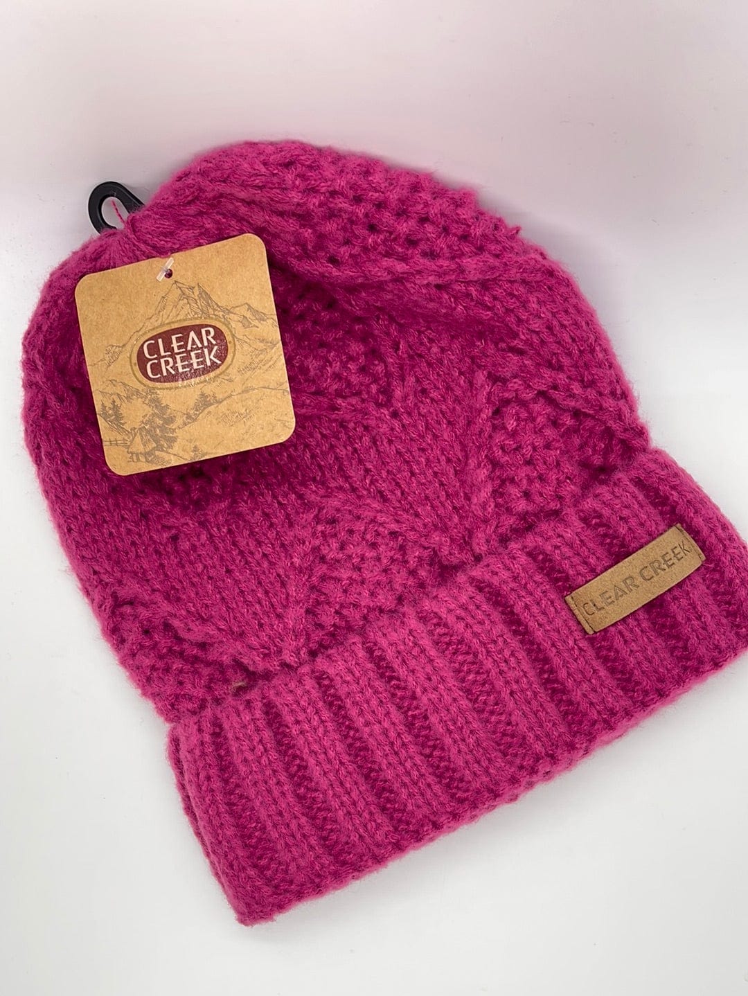 CC Berry Women's Cuffed Cable Stitch Hat