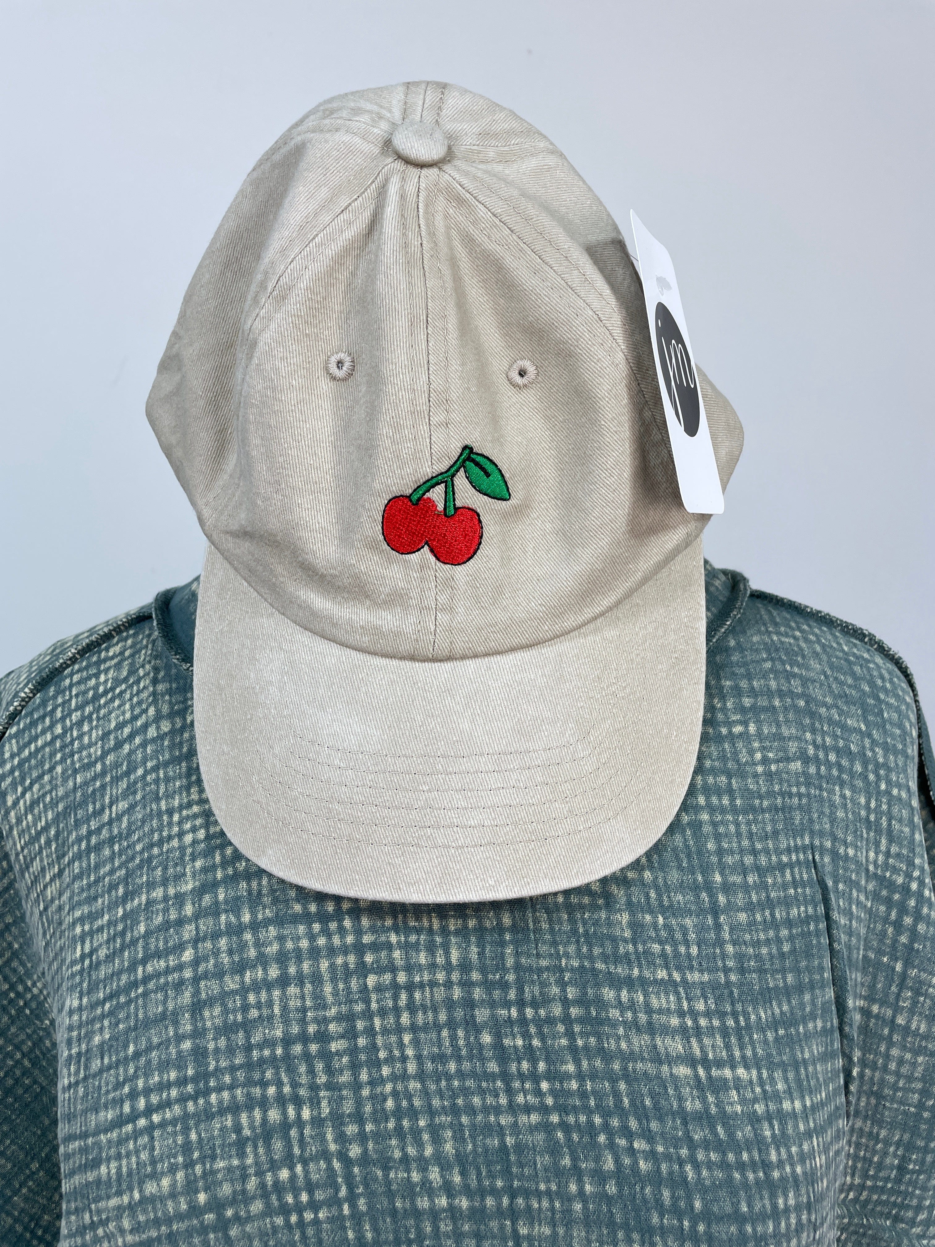 Cherry Mocha Washed Cap