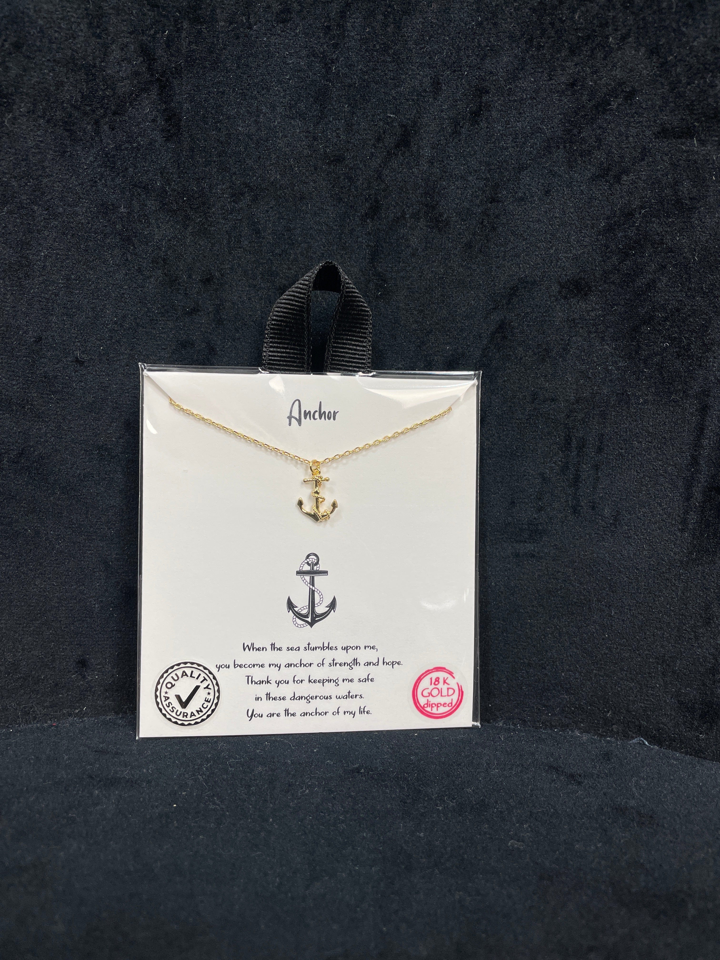 Anchor Necklace - Gold
