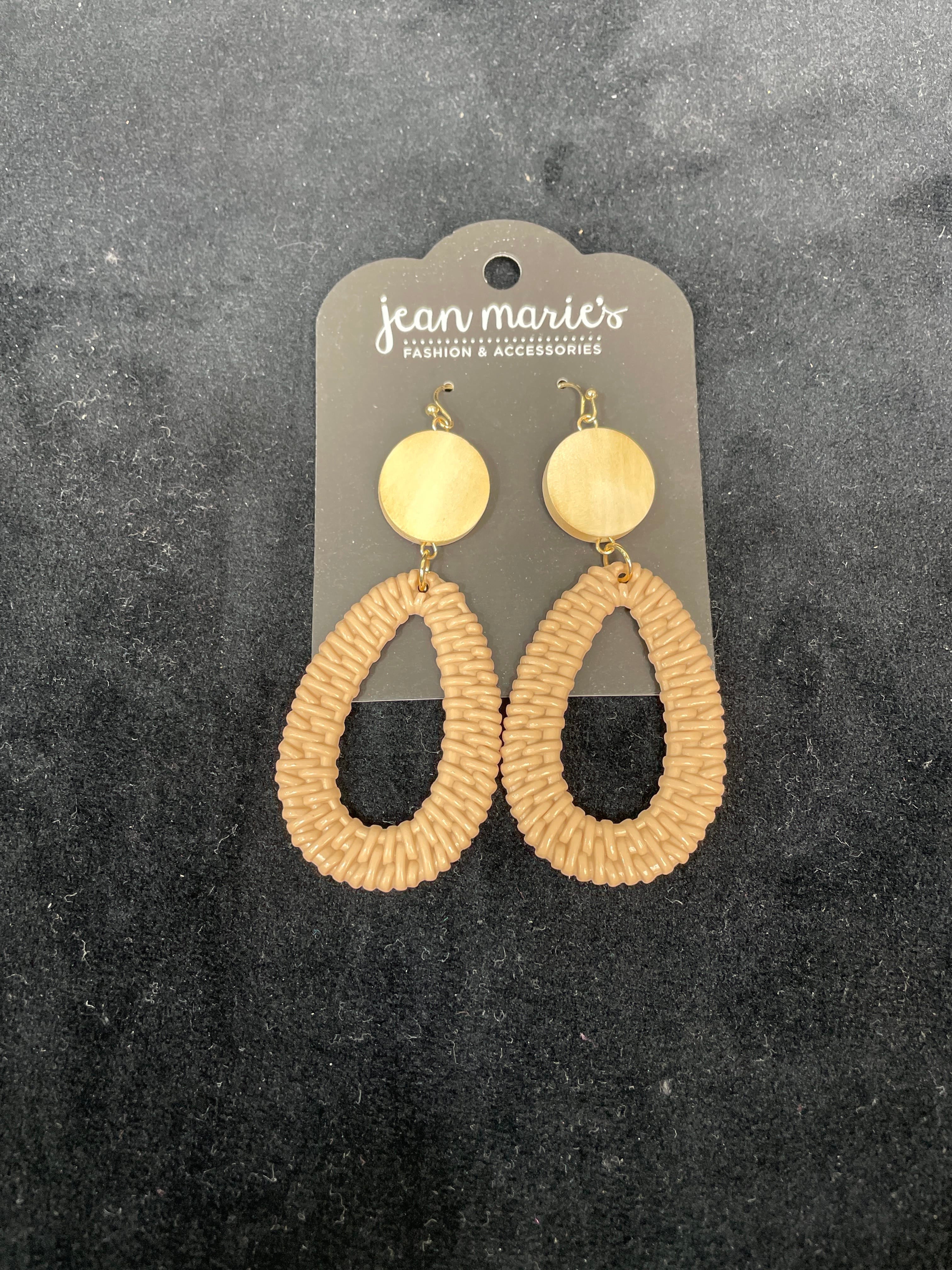 Woven Teardrop Earring