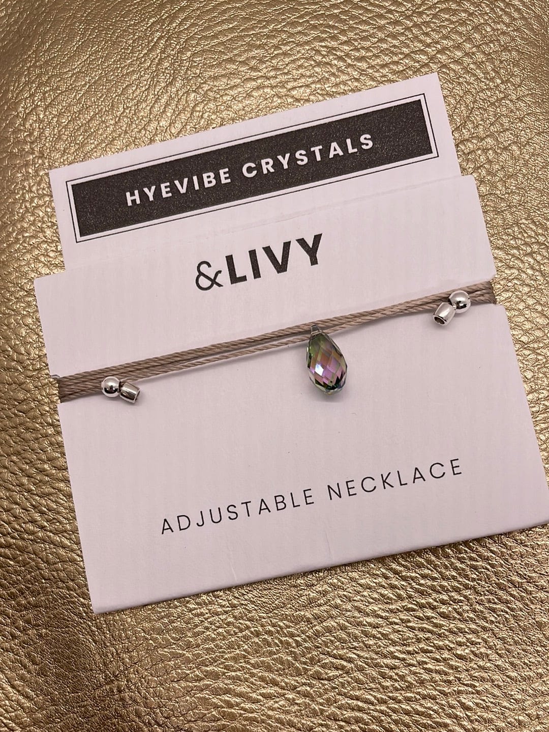 Hyevibe Crystal Slider - Paradise on Silver