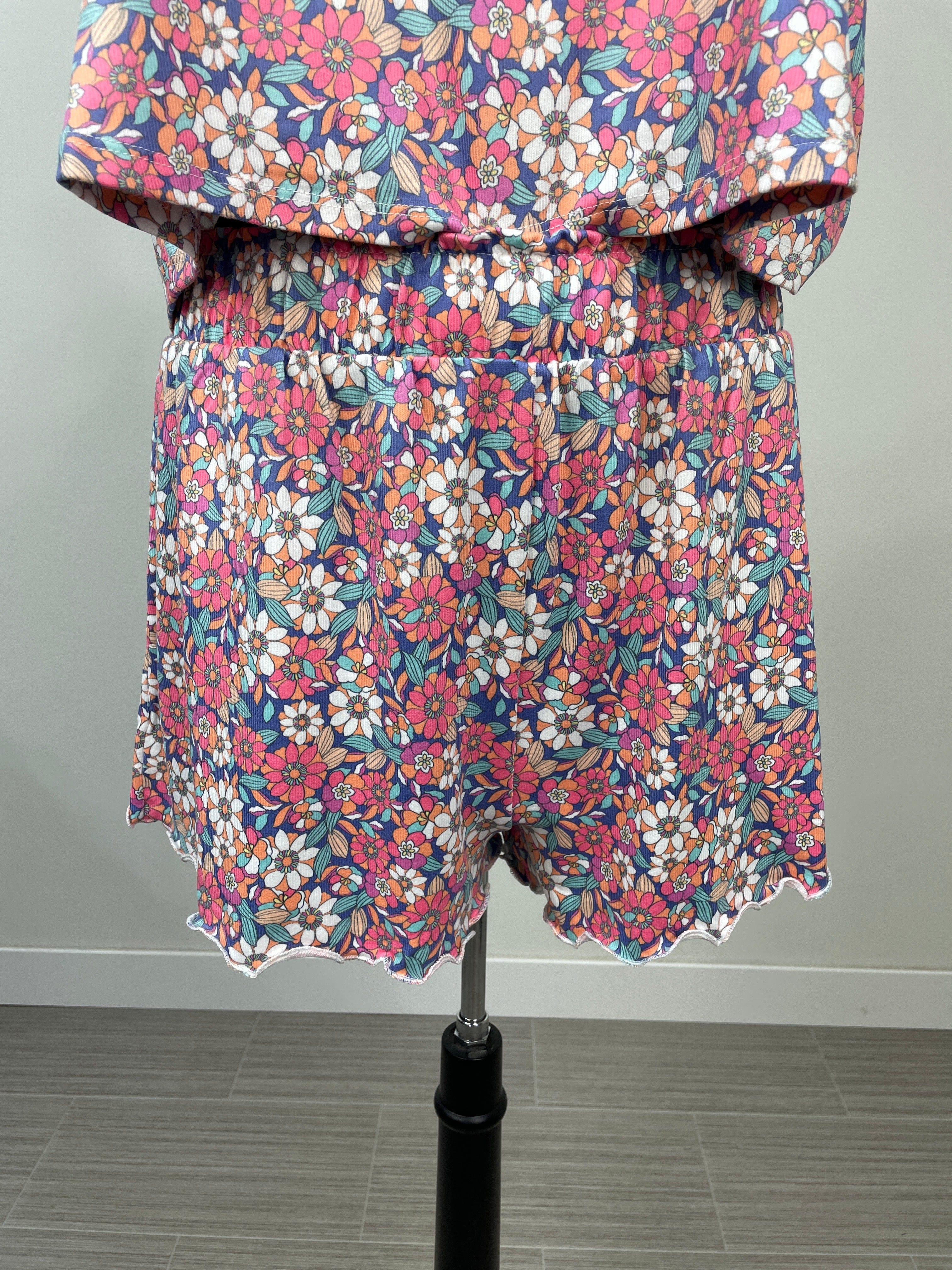 Tropical Floral Shorts
